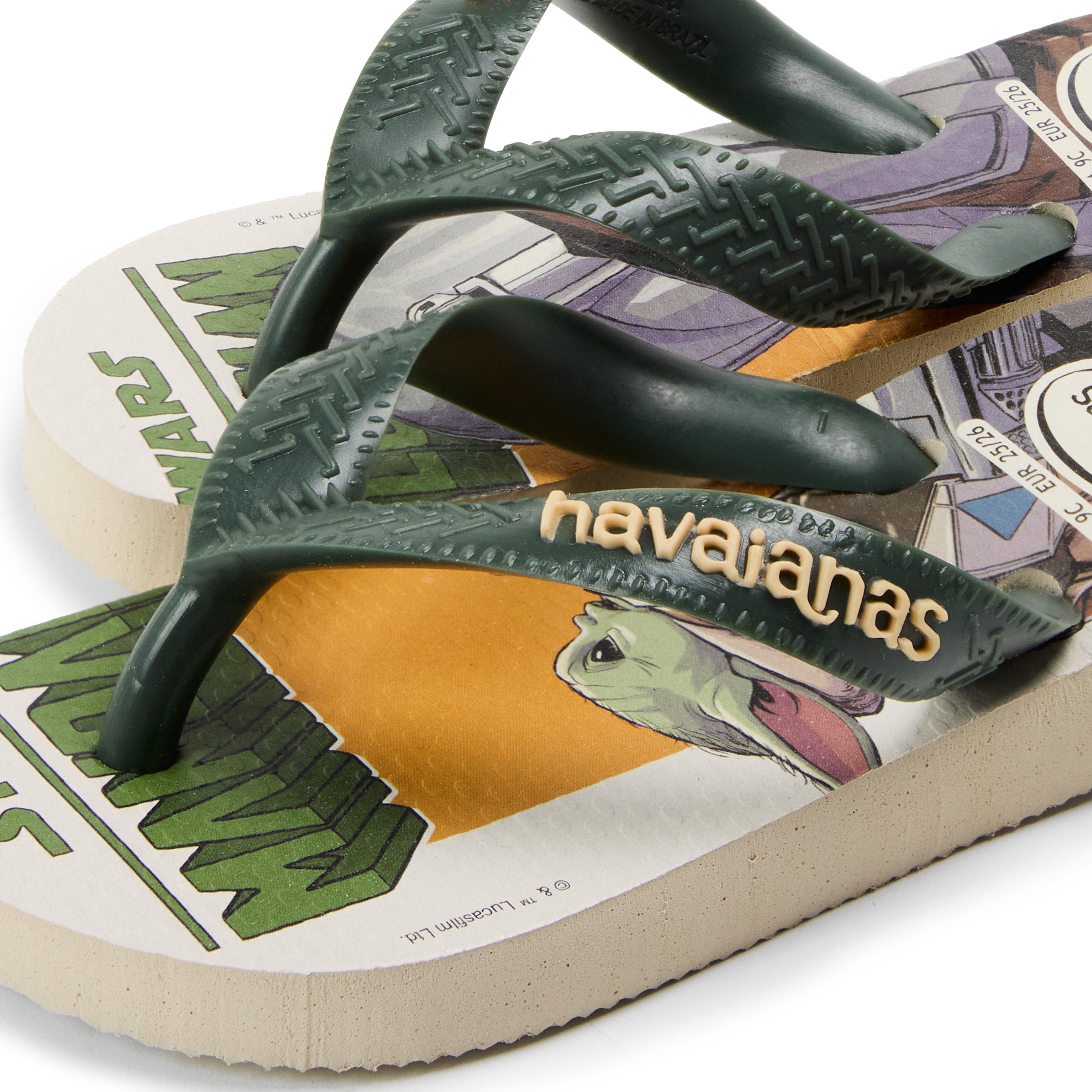 Beige/Groen - Havaianas - Kids' Flip Flops - 3