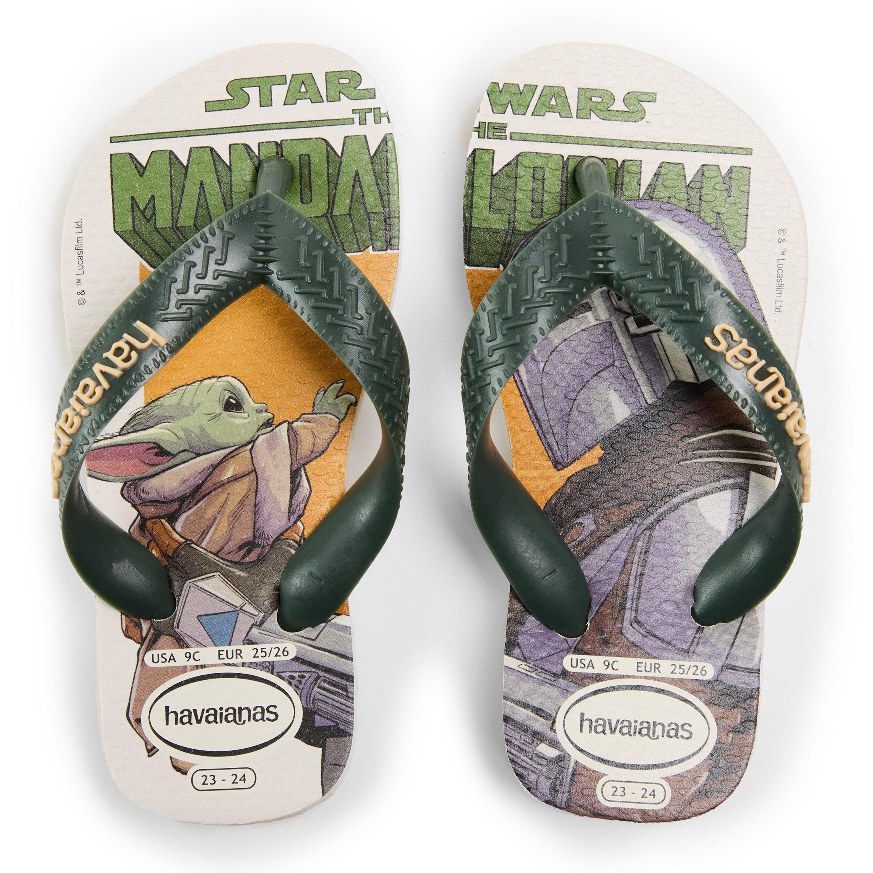 Beige/Groen - Havaianas - Kids' Flip Flops - 4