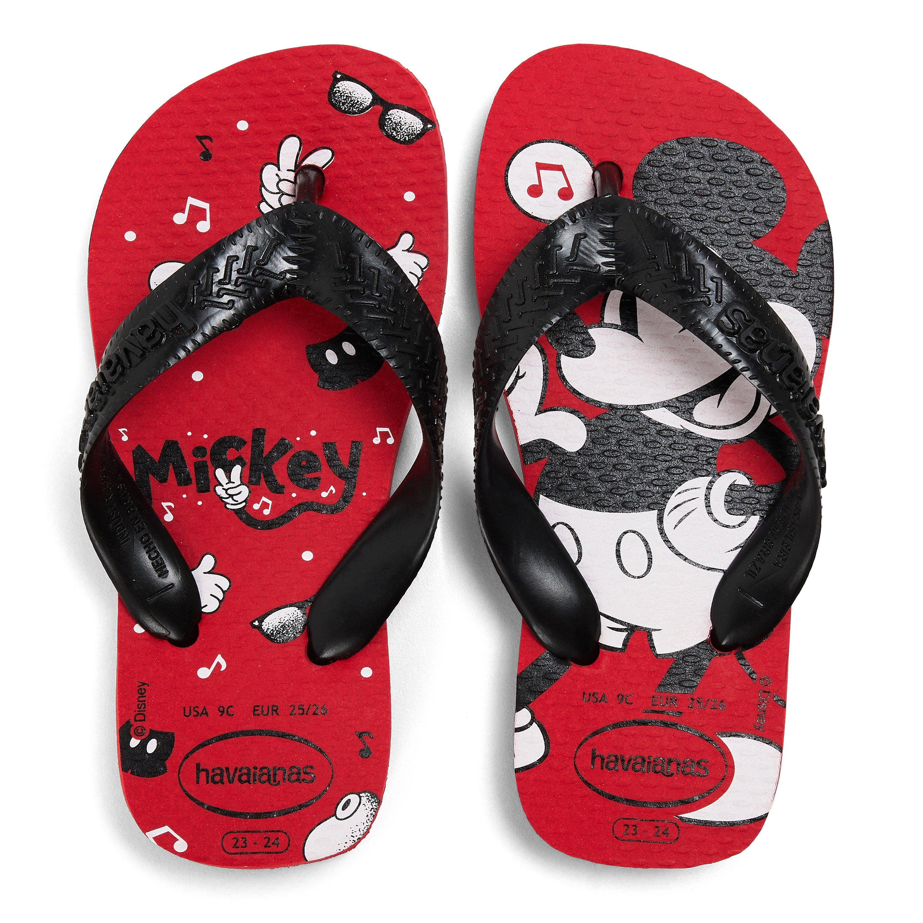 Ruby Red/Black - Havaianas - Hav. Top Disney Ruby Red/Black 23/2 Flip Flops Boys - 4