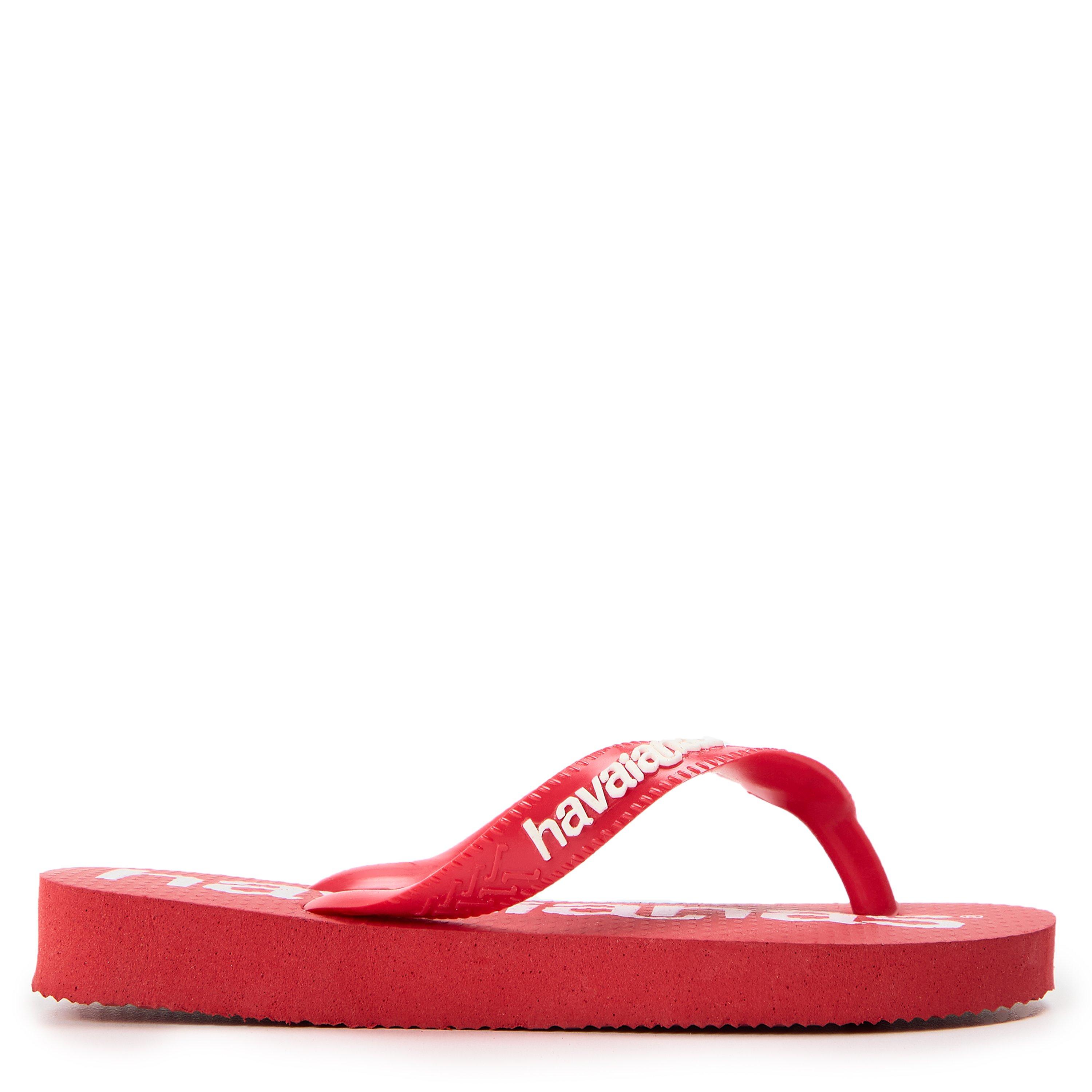 Havaianas  Kids' Top Logomania Flip Flops Ruby Red - 8/9C