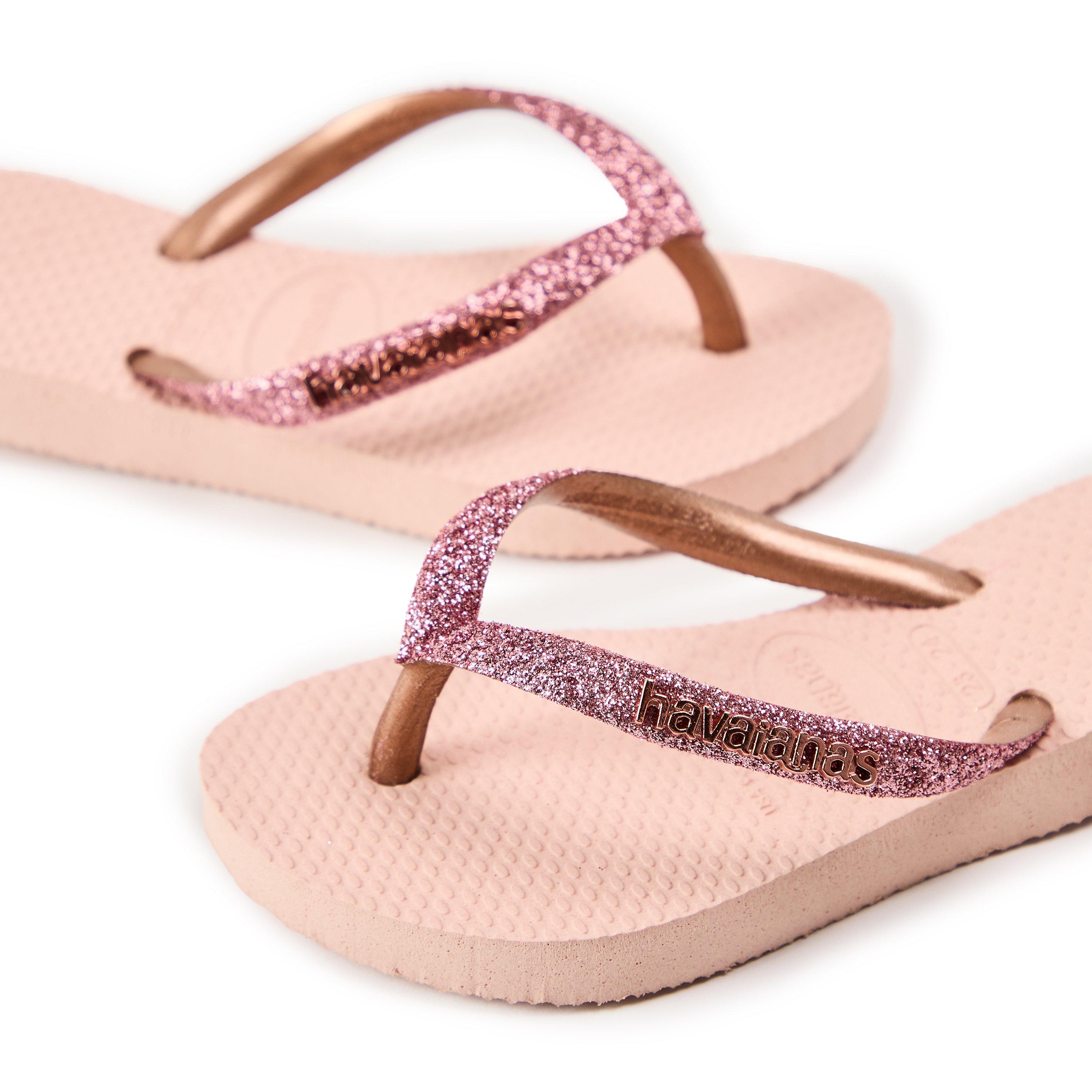 Ballet Rosa - Havaianas - Hav. Kids Slim Shiny Ballet Rose 23 Flip Flops Unisex - 3