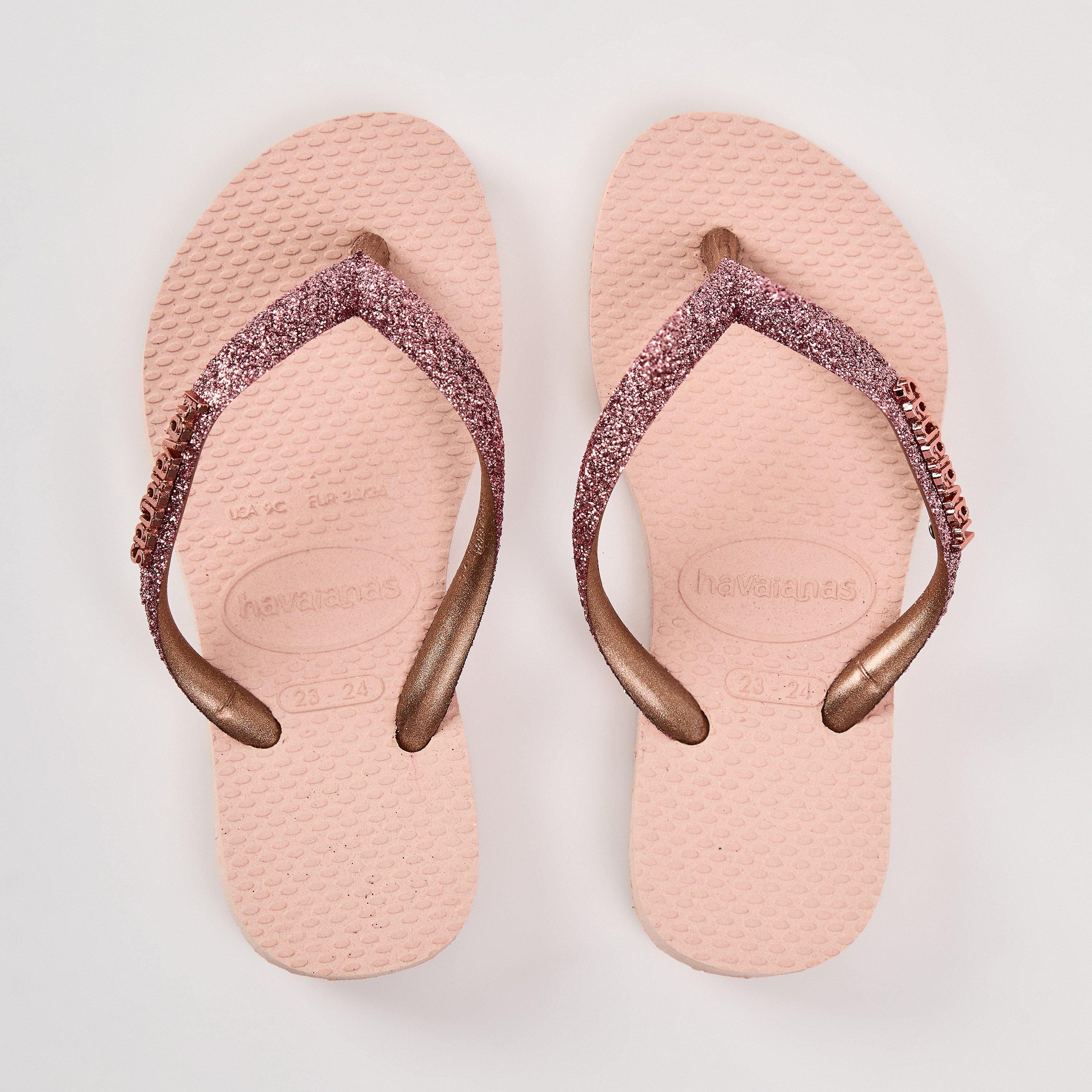 Ballet Rose - Havaianas - Hav. Kids Slim Shiny Ballet Rose 23 Flip Flops Unisex - 3