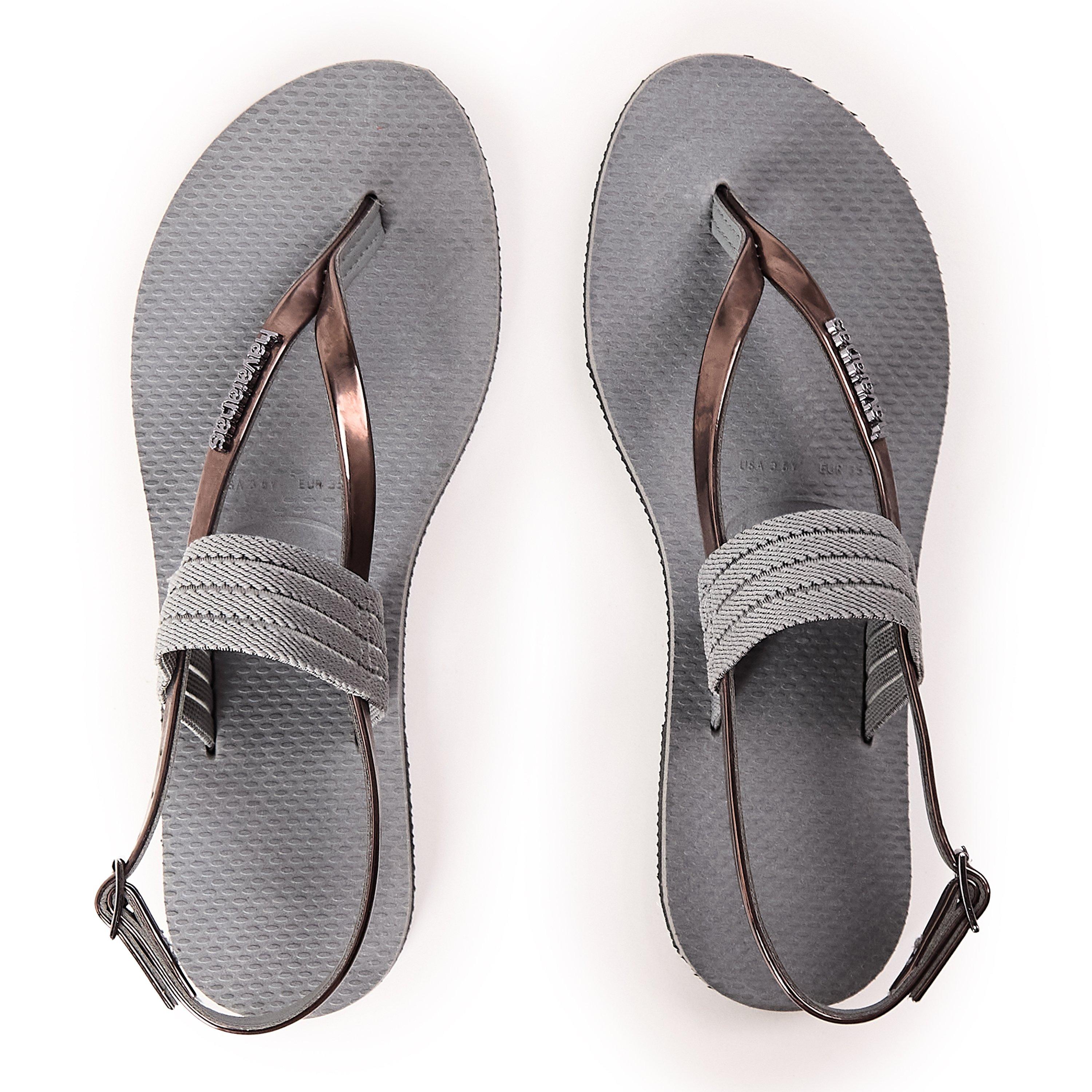 Stahlgrau - Havaianas - Havaianas Hav. You Floripa Steel Grey 033 Flip Flops Girls - 4