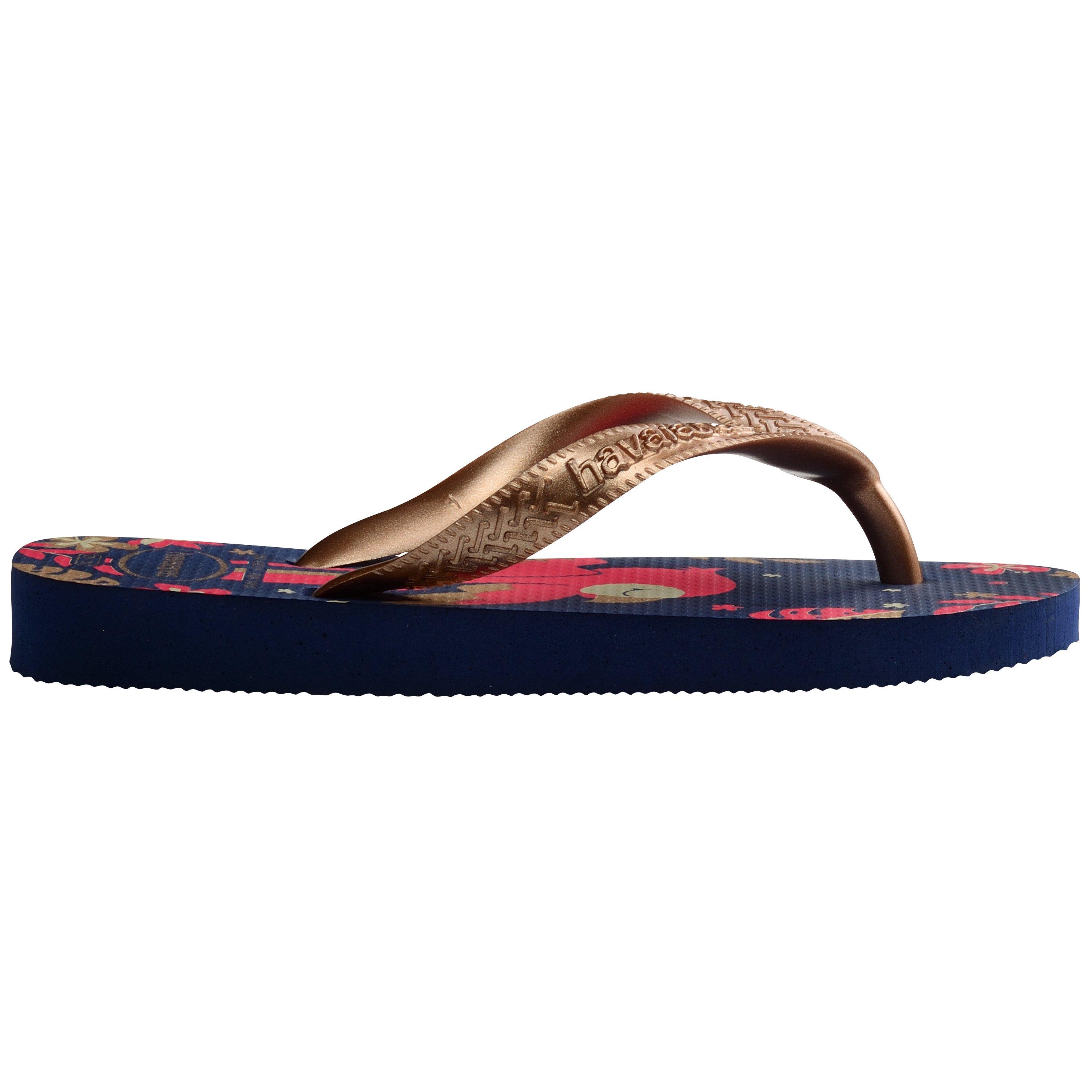 Havaianas Hav. Kids Top Pets Navy Blue/Rose G Flip Flops Unisex