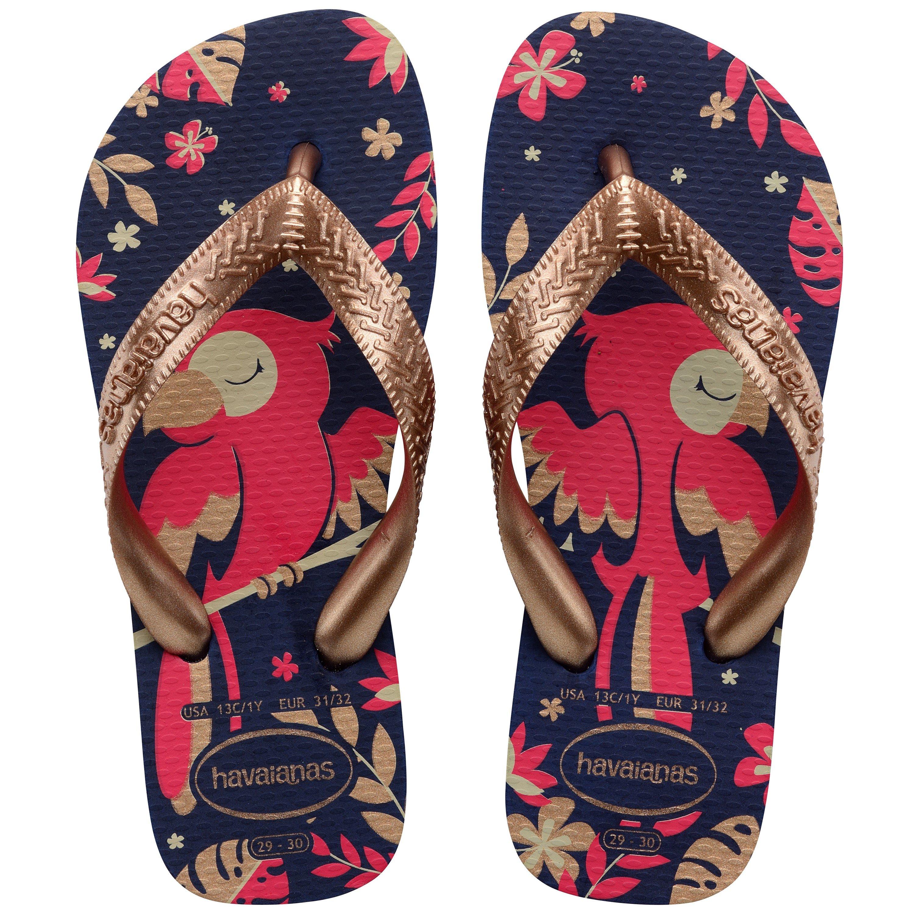 Navy Blue/Rose - Havaianas - Hav. Kids Top Pets Navy Blue/Rose G Flip Flops Unisex - 3