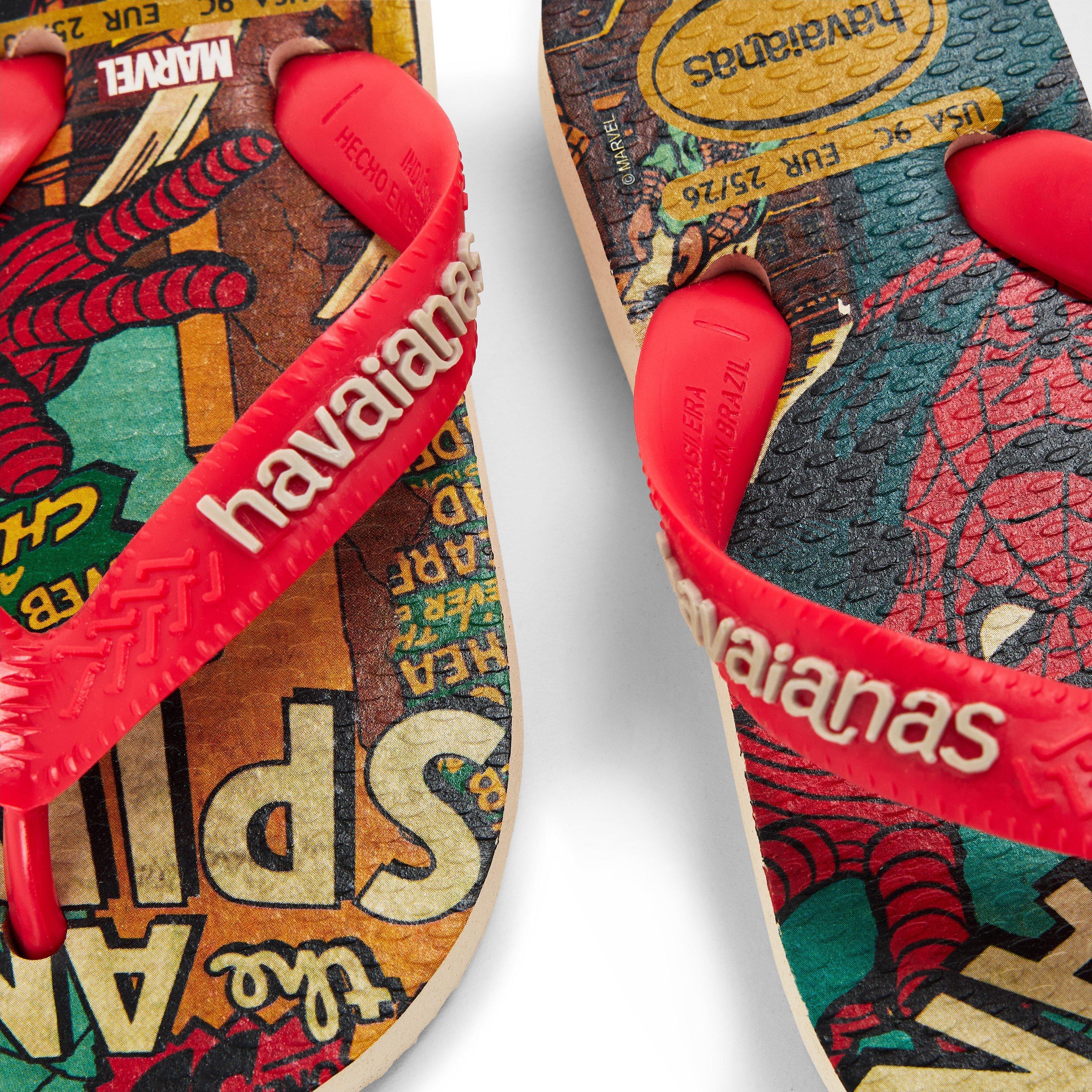 Beige/Rouge rubis - Havaianas - Kids' A Licences Flip Flops - 3