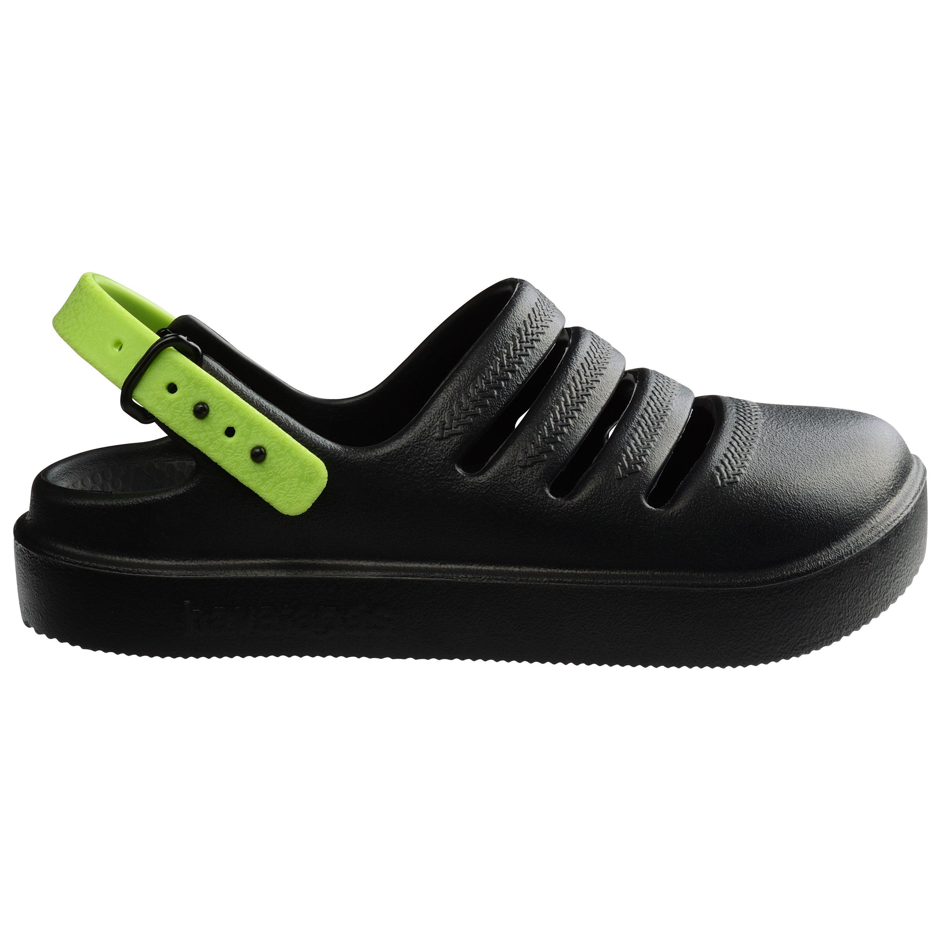 Noir/Vert - Havaianas - Hav. Kids Clog Pink Flux/Prisma Pur Flip Flops Girls - 2