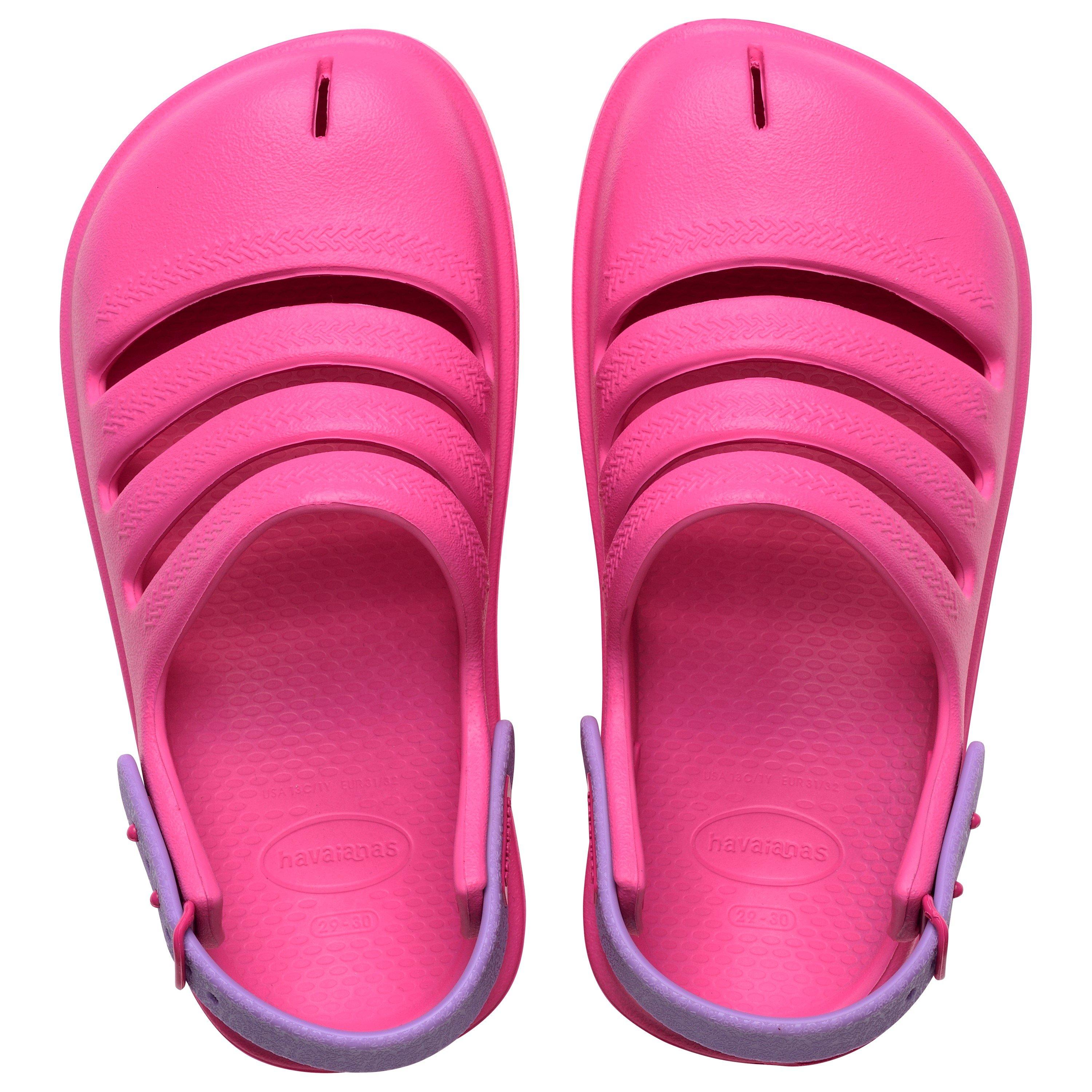 Pink Flux/Prp - Havaianas - Kids' Pink Flip Flops - 3