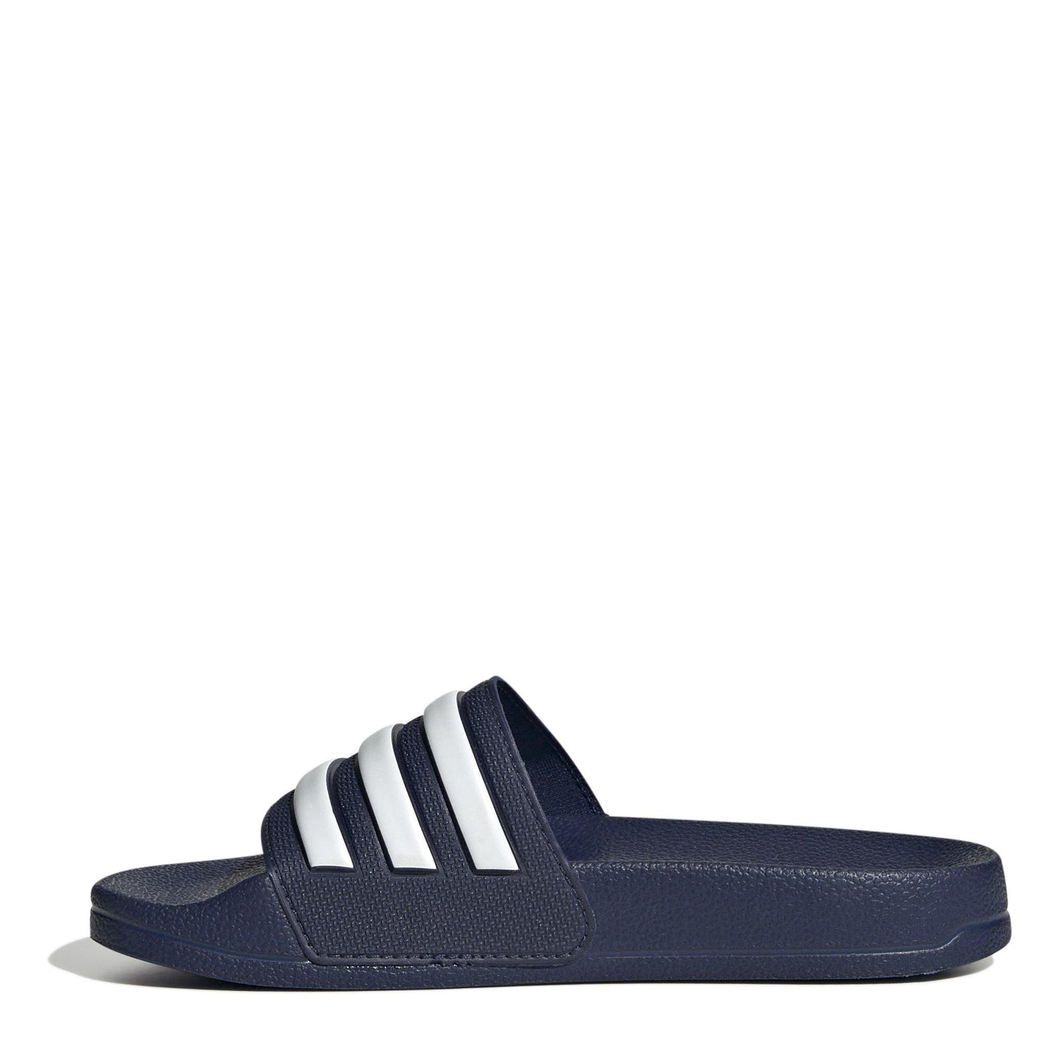 Dark Blue/Wht - adidas - Adilette Shower Slides Junior - 2