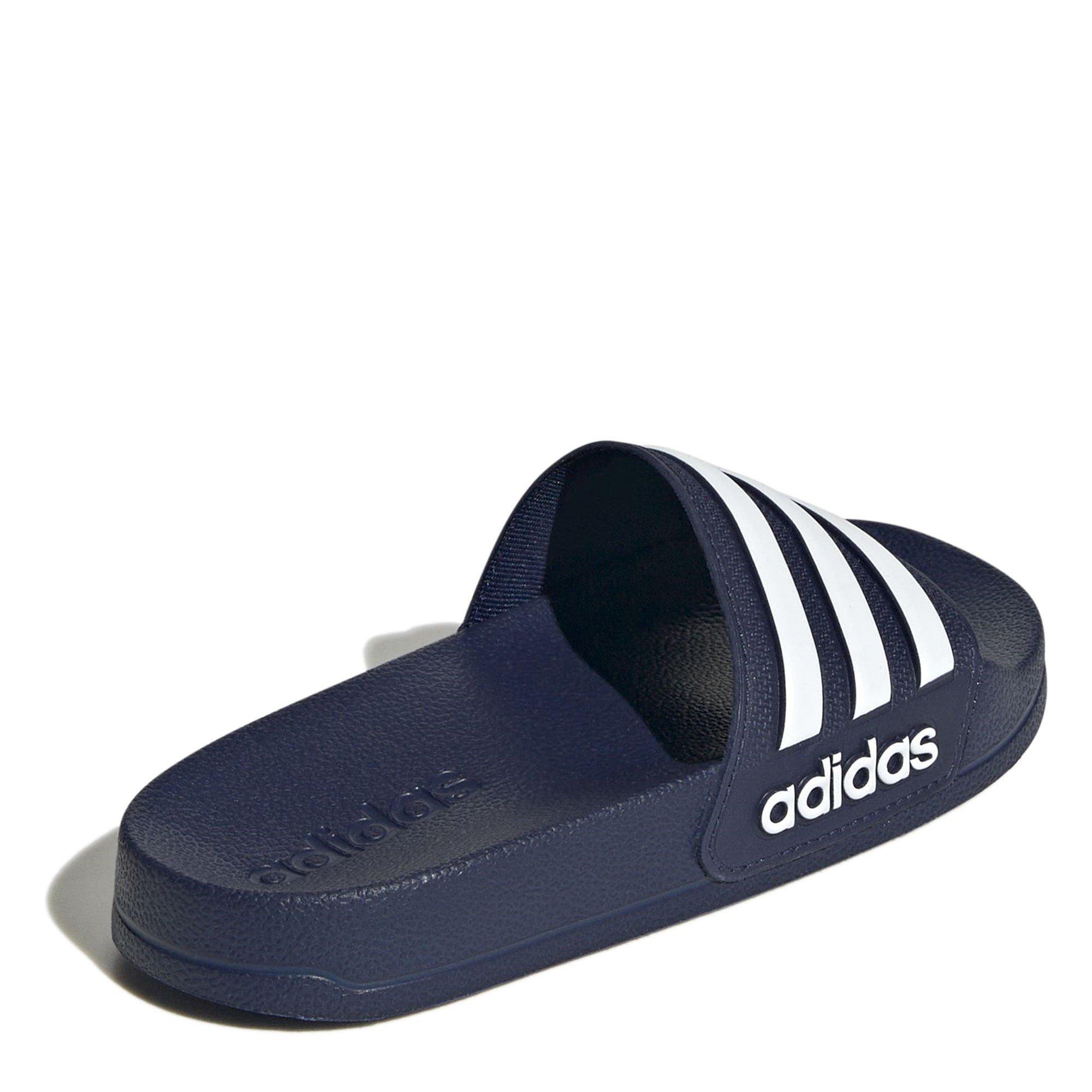Dark Blue/Wht - adidas - Adilette Shower Slides Junior - 4
