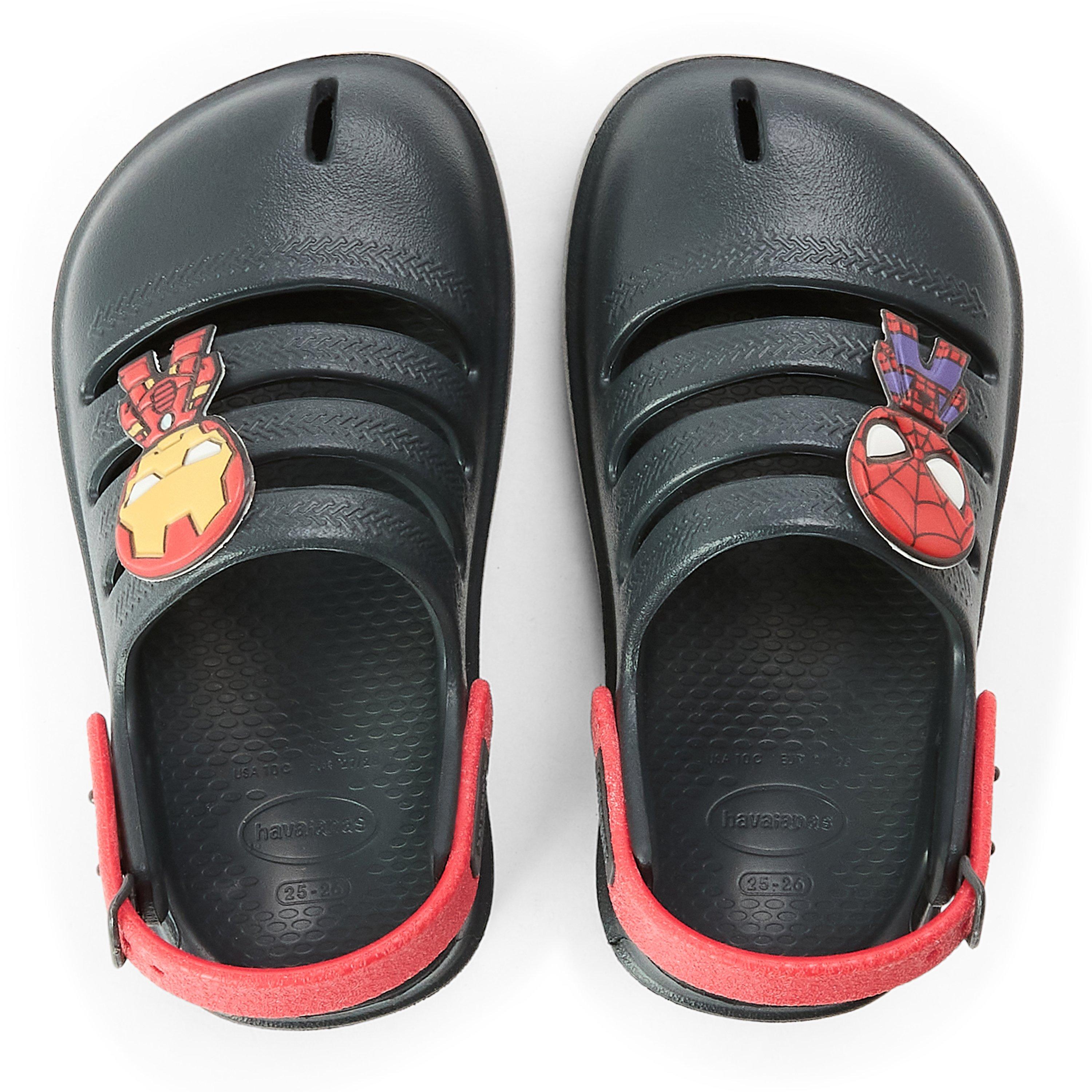 Neues Graphit - Havaianas - Hav. Kids Clog Marvel New Graphite Flip Flops Girls - 4
