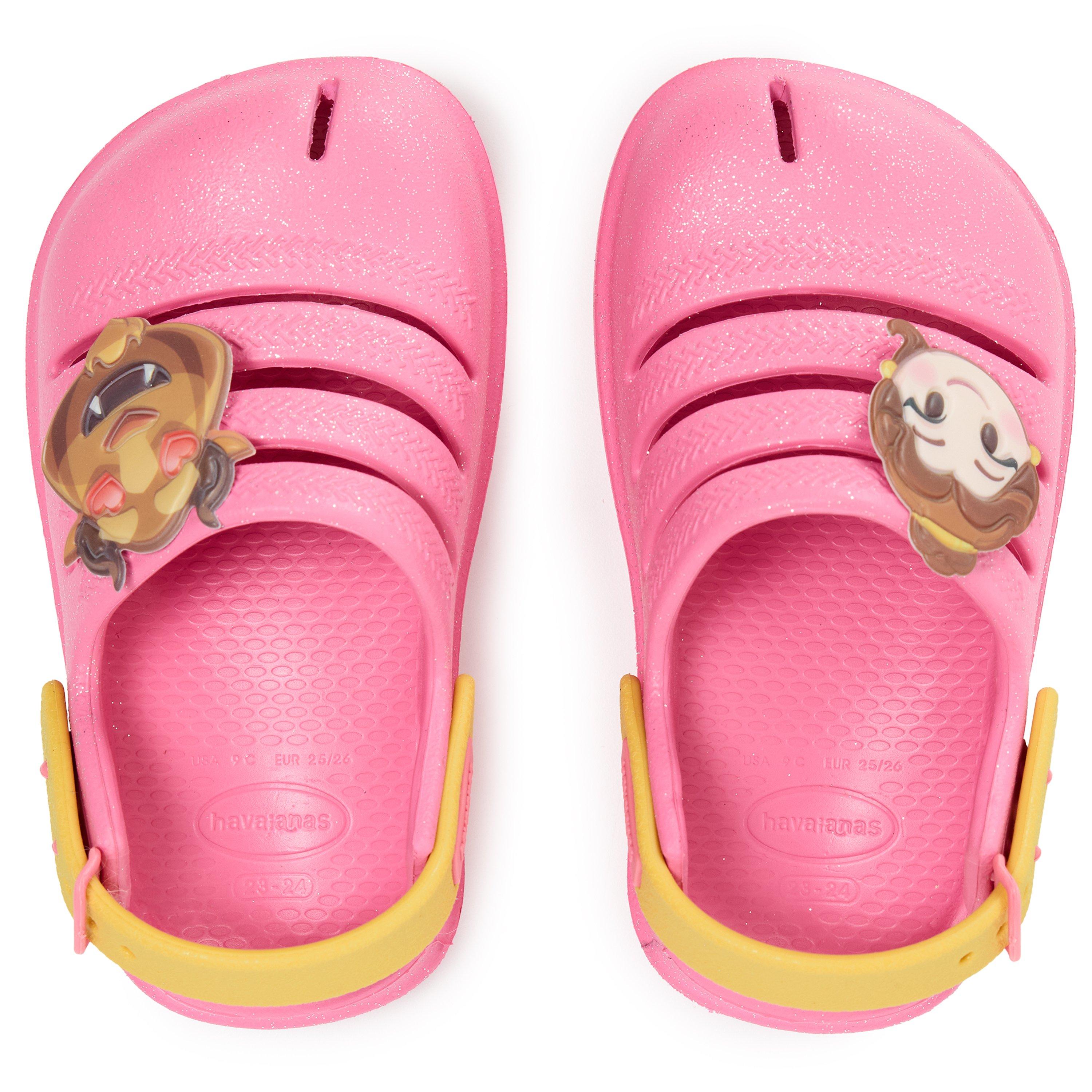Pink - Havaianas - Hav. Kids Clog Princesas Ciber Pink Flip Flops Girls - 4