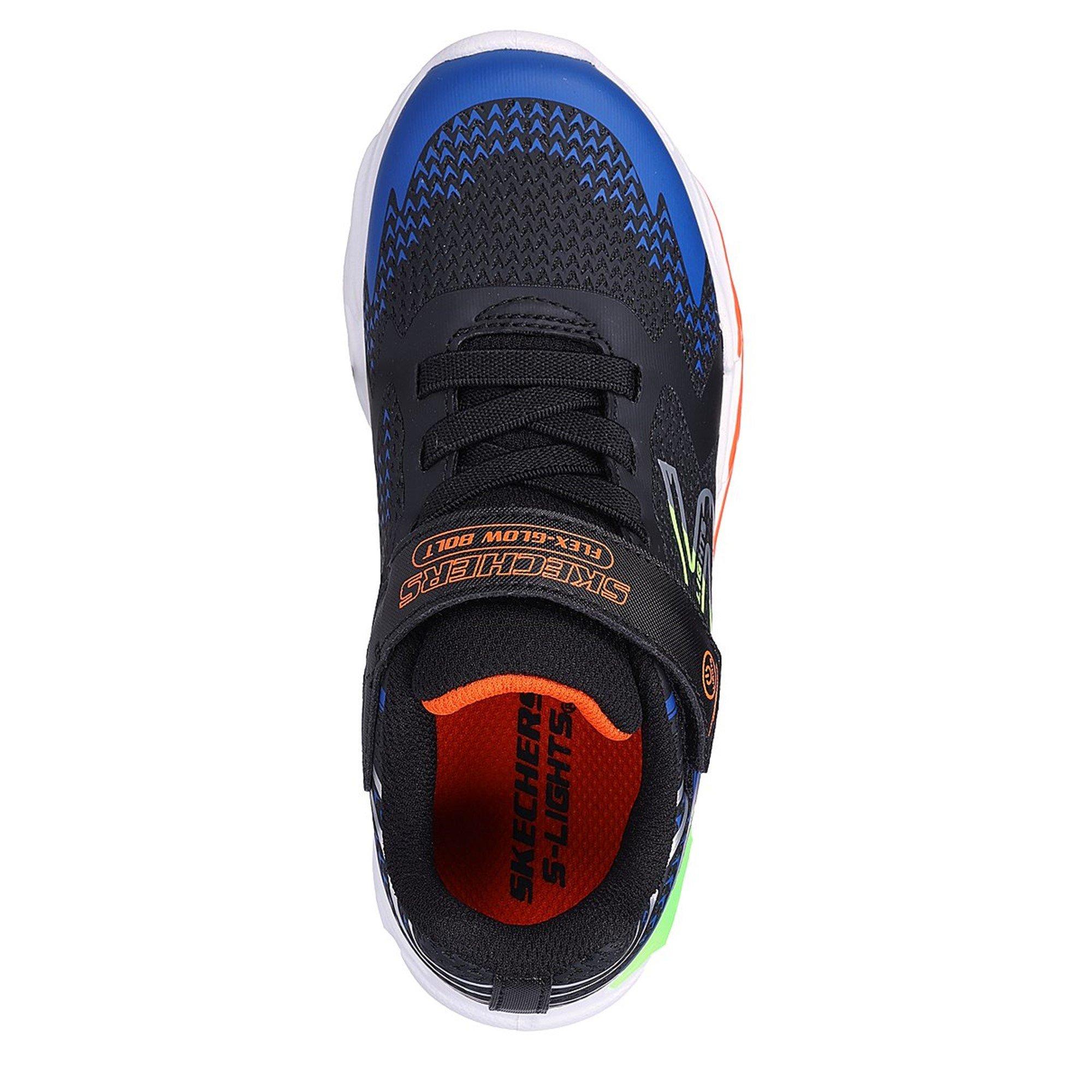 Black Blue - Skechers - S Lights: Flex - Glow Bolt - 5