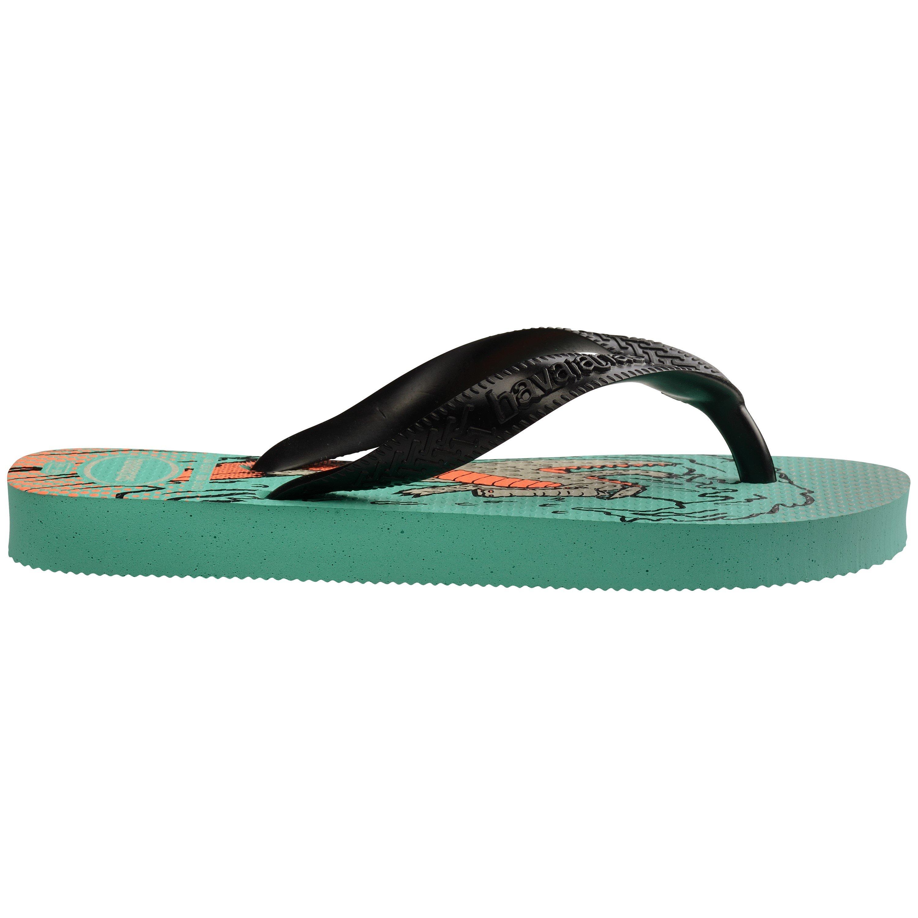 Green/Black - Havaianas - Kids' Flip Flops - 1