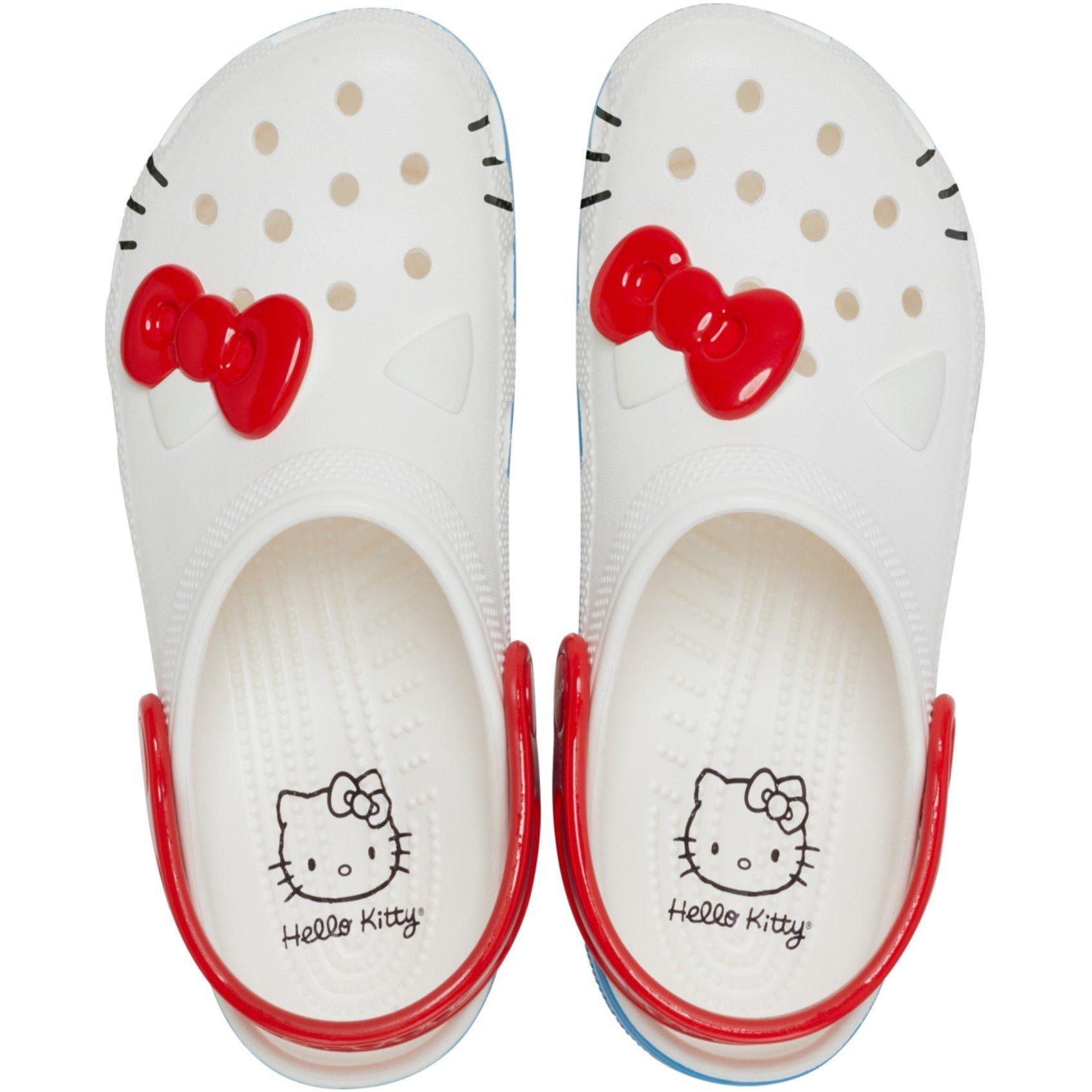 Wit - Crocs - Unisex Kids' Hello Kitty Classic Clog - 4