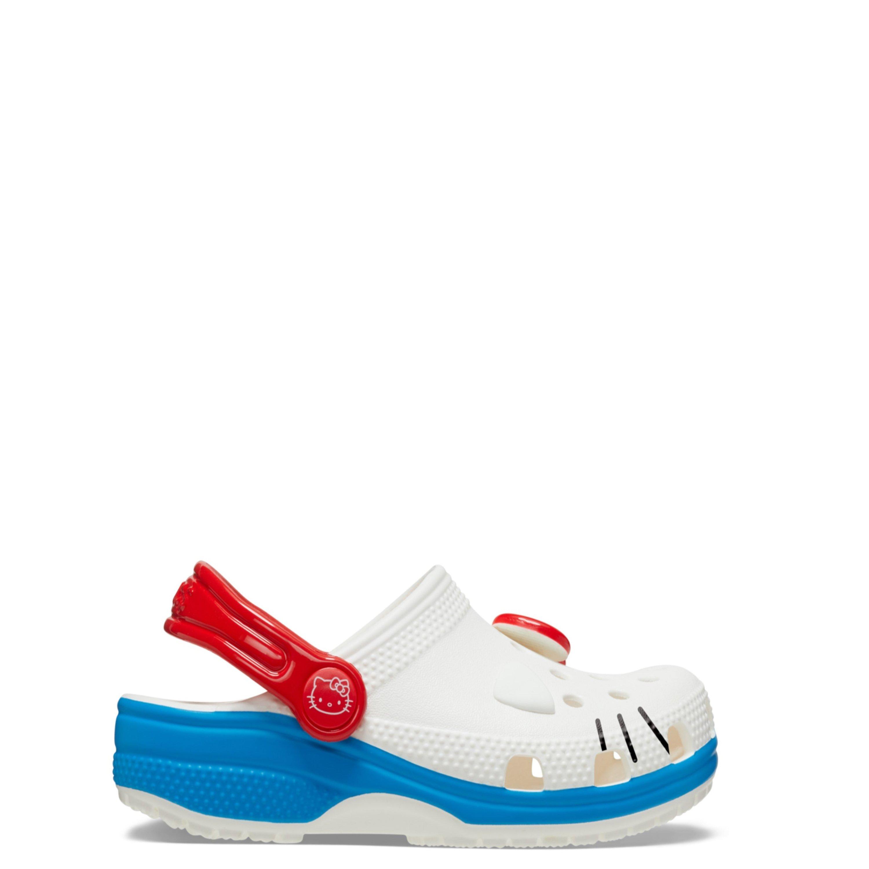 Blanco - Crocs - Unisex Kids' Classic Hello Kitty Clog - 1