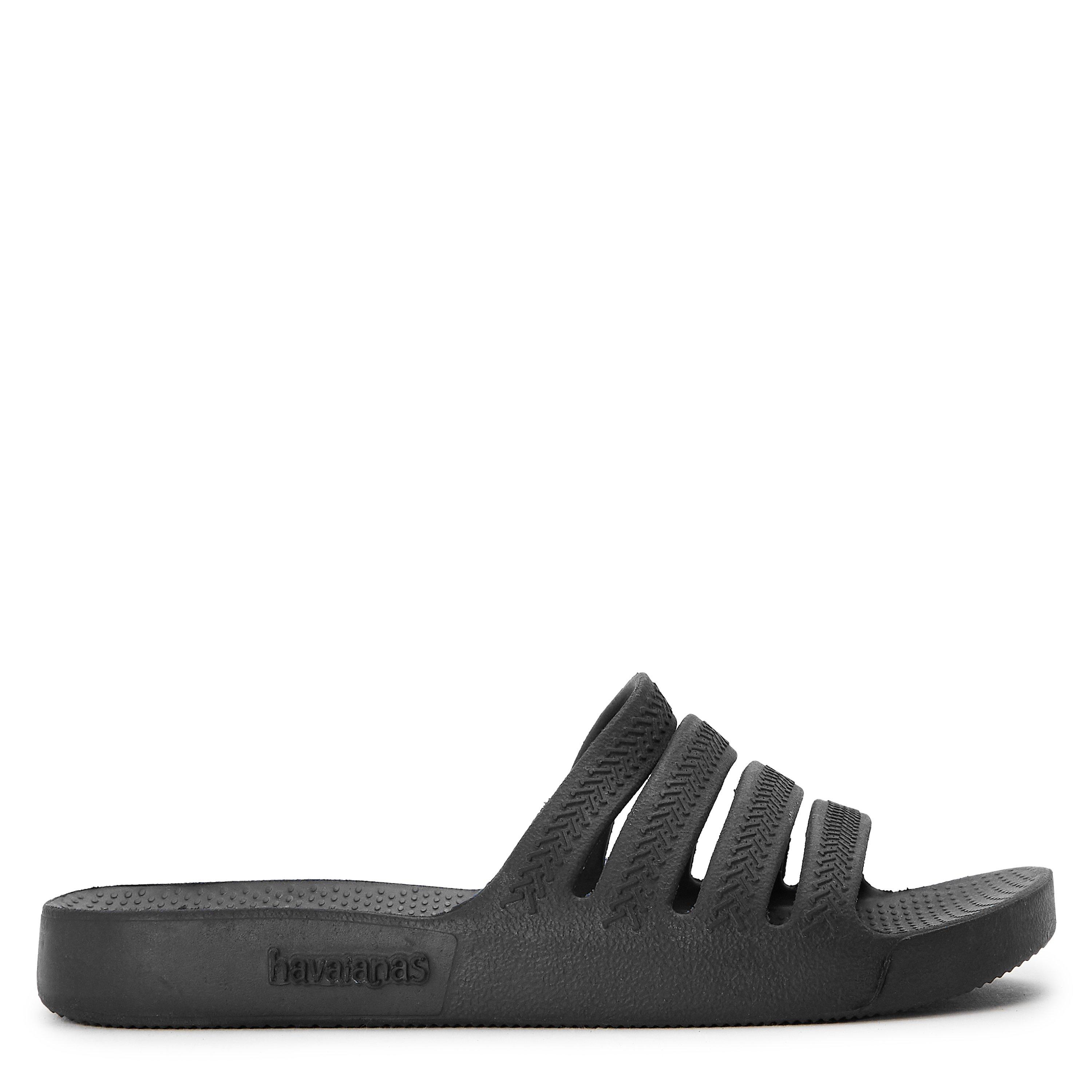 Black - Havaianas - Unisex Kids' Stradi Black Flip Flops - 1
