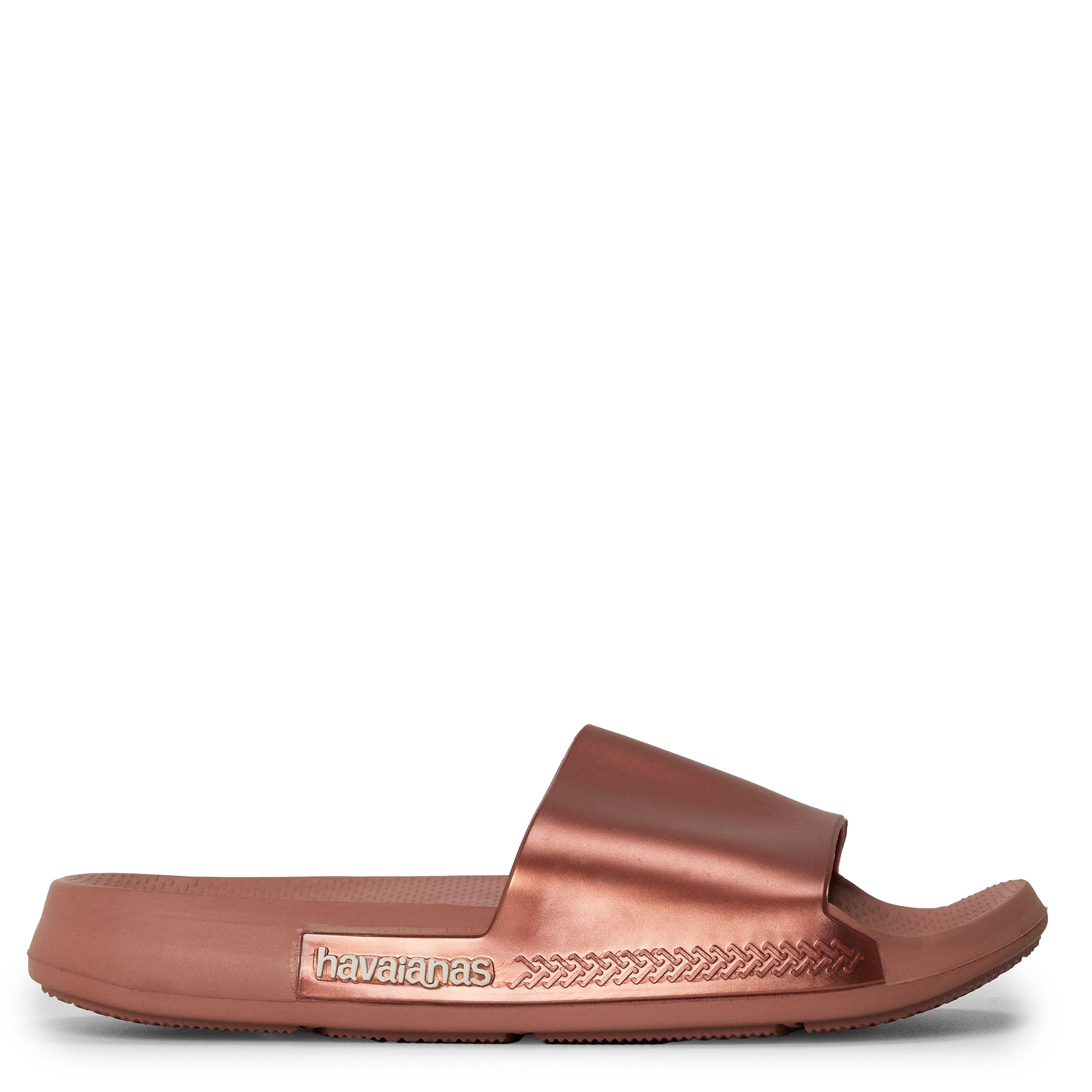 Crocus Rose - Havaianas - Hav. Slide Classic Metallic Crocus Flip Flops Unisex Kids - 1