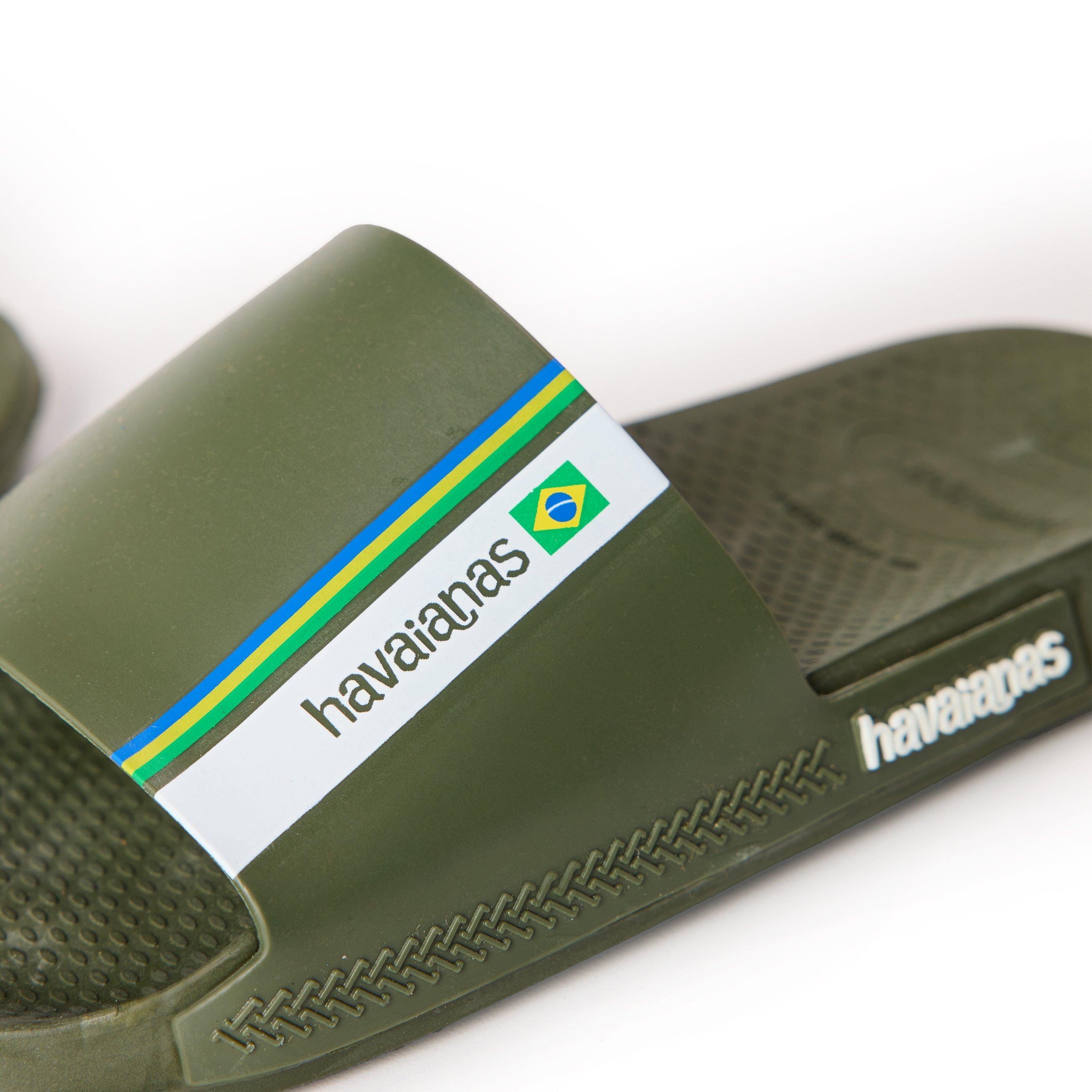 Vert - Havaianas - Hav. Slide Brasil Green 31/32 Flip Flops Unisex Kids - 3