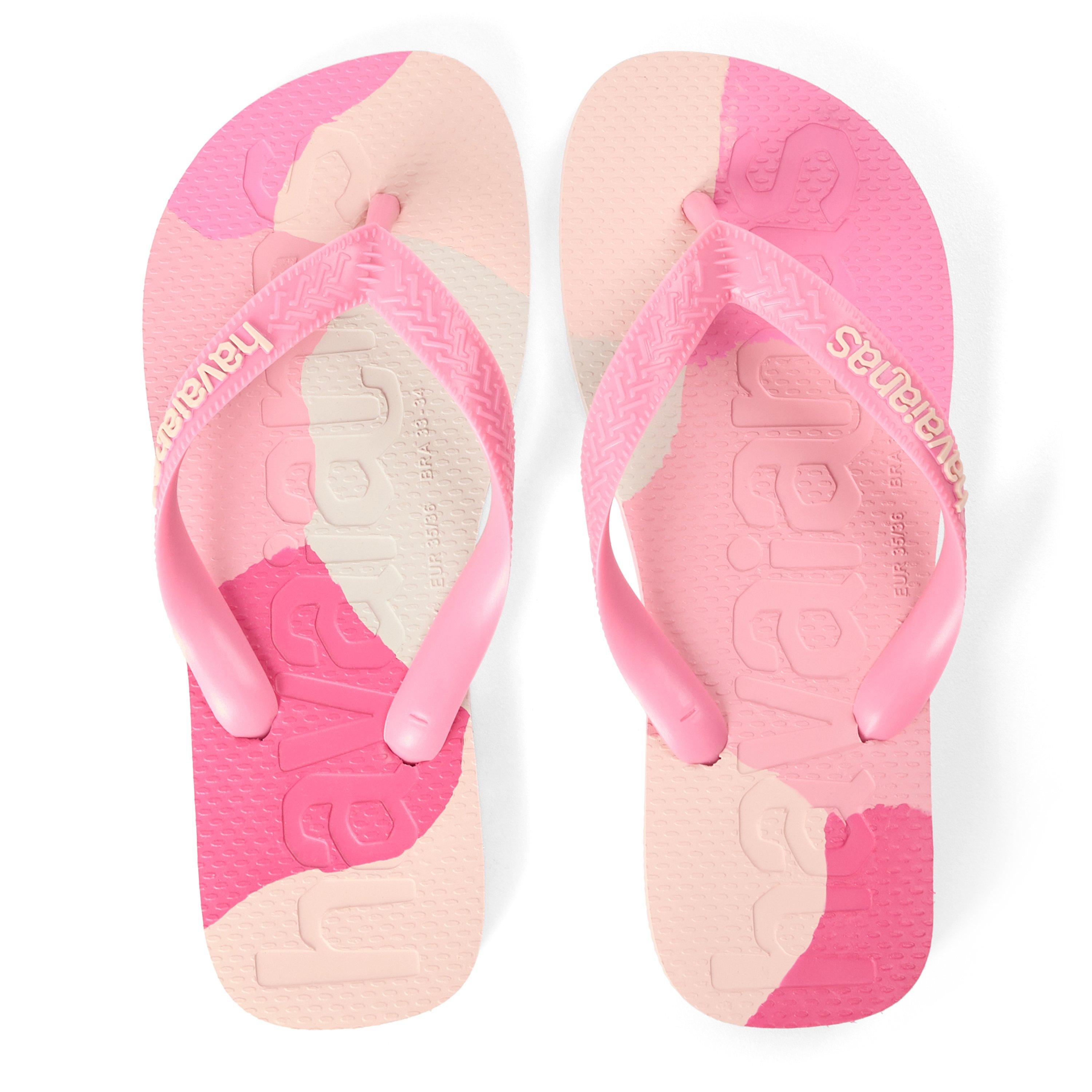 Rose de cristal - Havaianas - Hav. Top Logomania Colors Ii Crysta Flip Flops Unisex Kids - 3