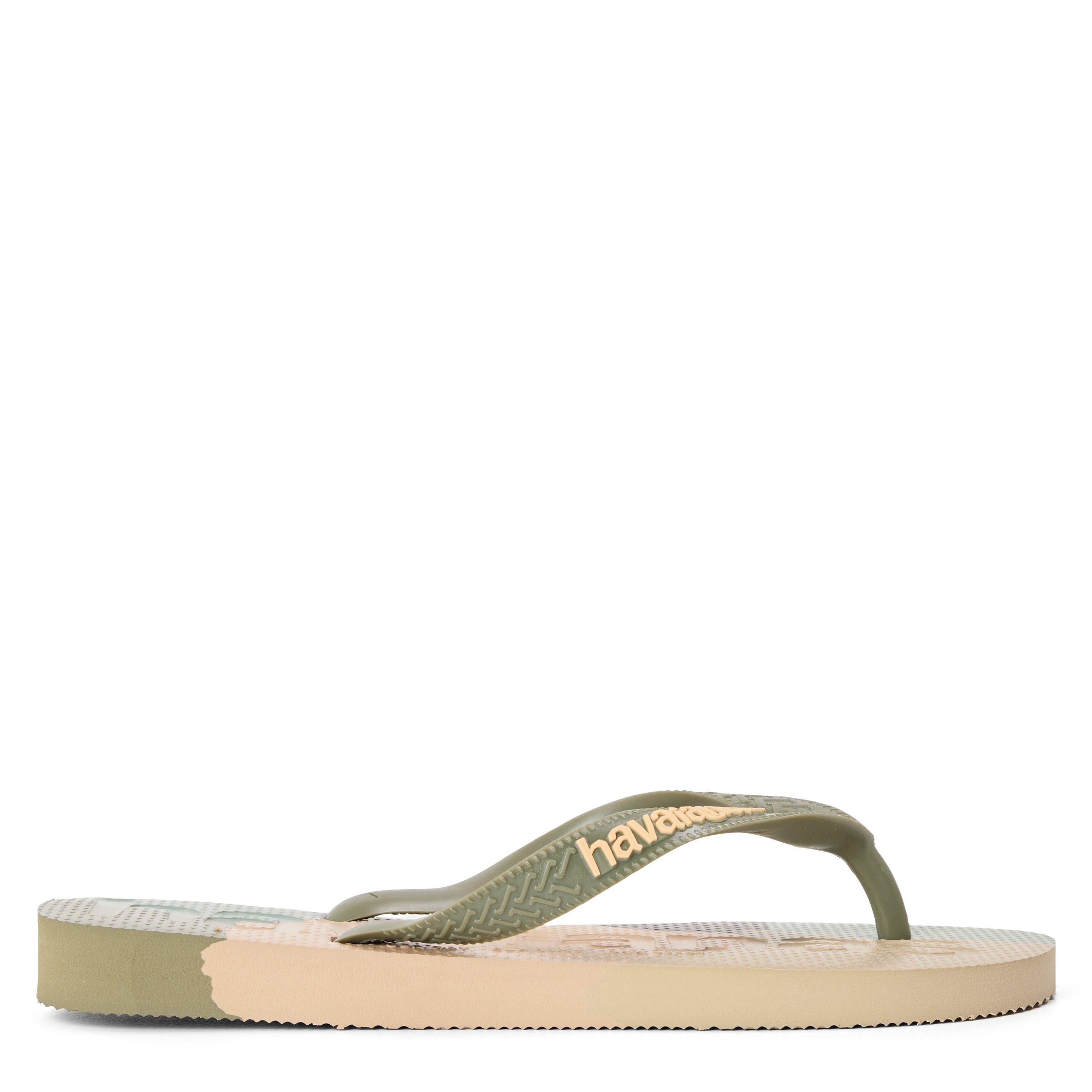 Green - Havaianas - Unisex Kids Top Logomania Colors Green Flip Flops - 1