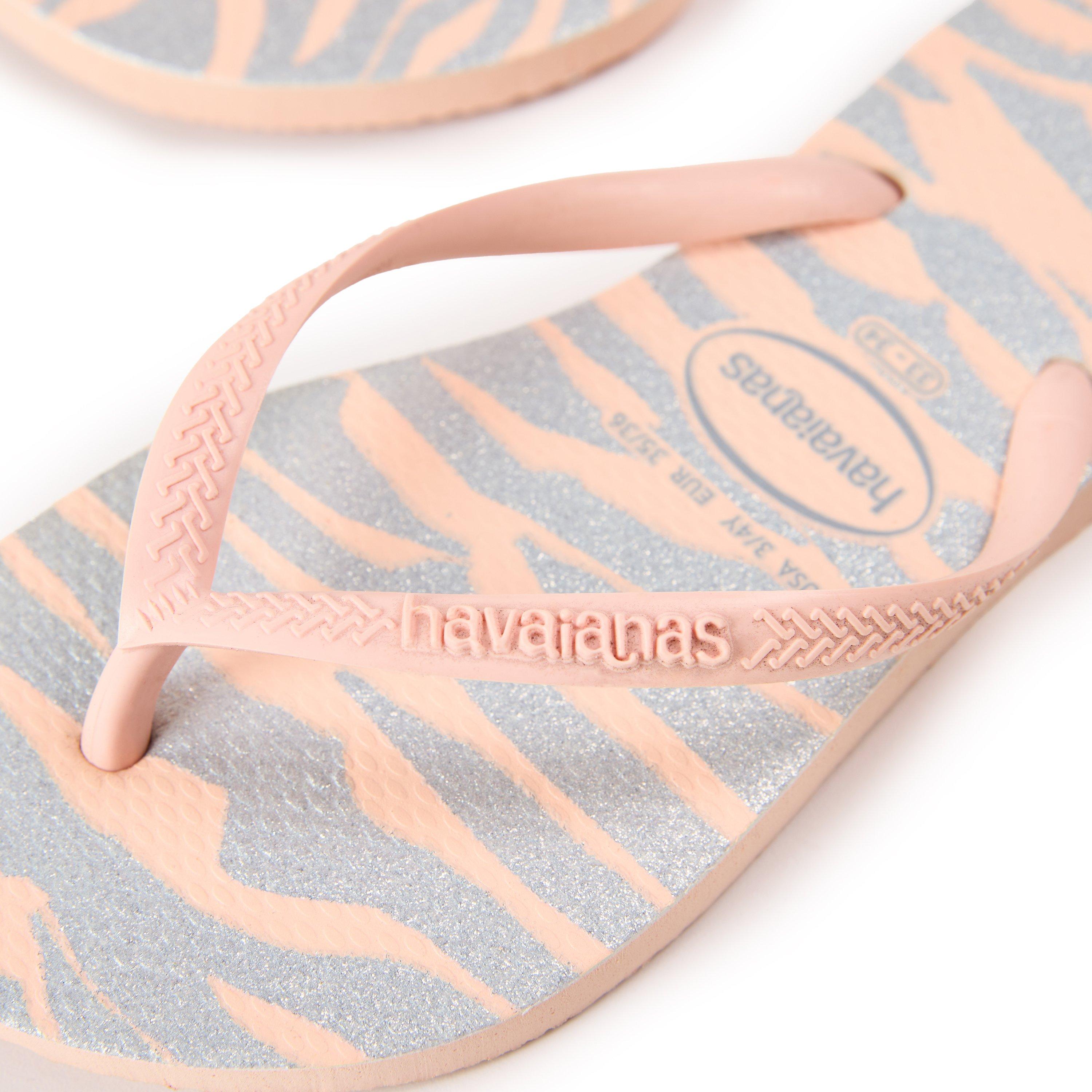 Ballet Rose - Havaianas - Hav. Slim Animals Glitter Ballet Ro Flip Flops Unisex Kids - 3