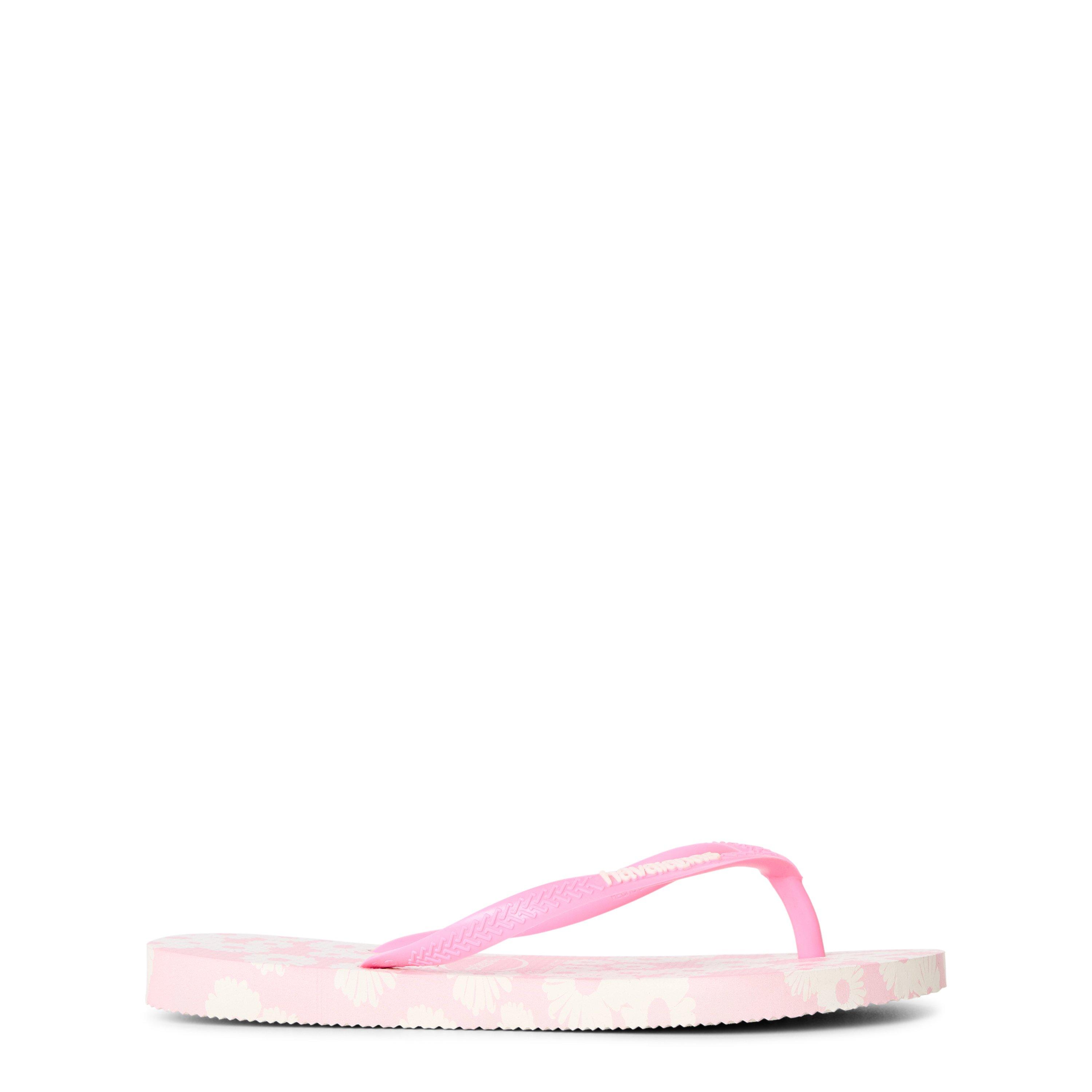 White/Rose - Havaianas - Hav. Slim Daisy Caitti White/Rose 3 Flip Flops Unisex Kids - 1