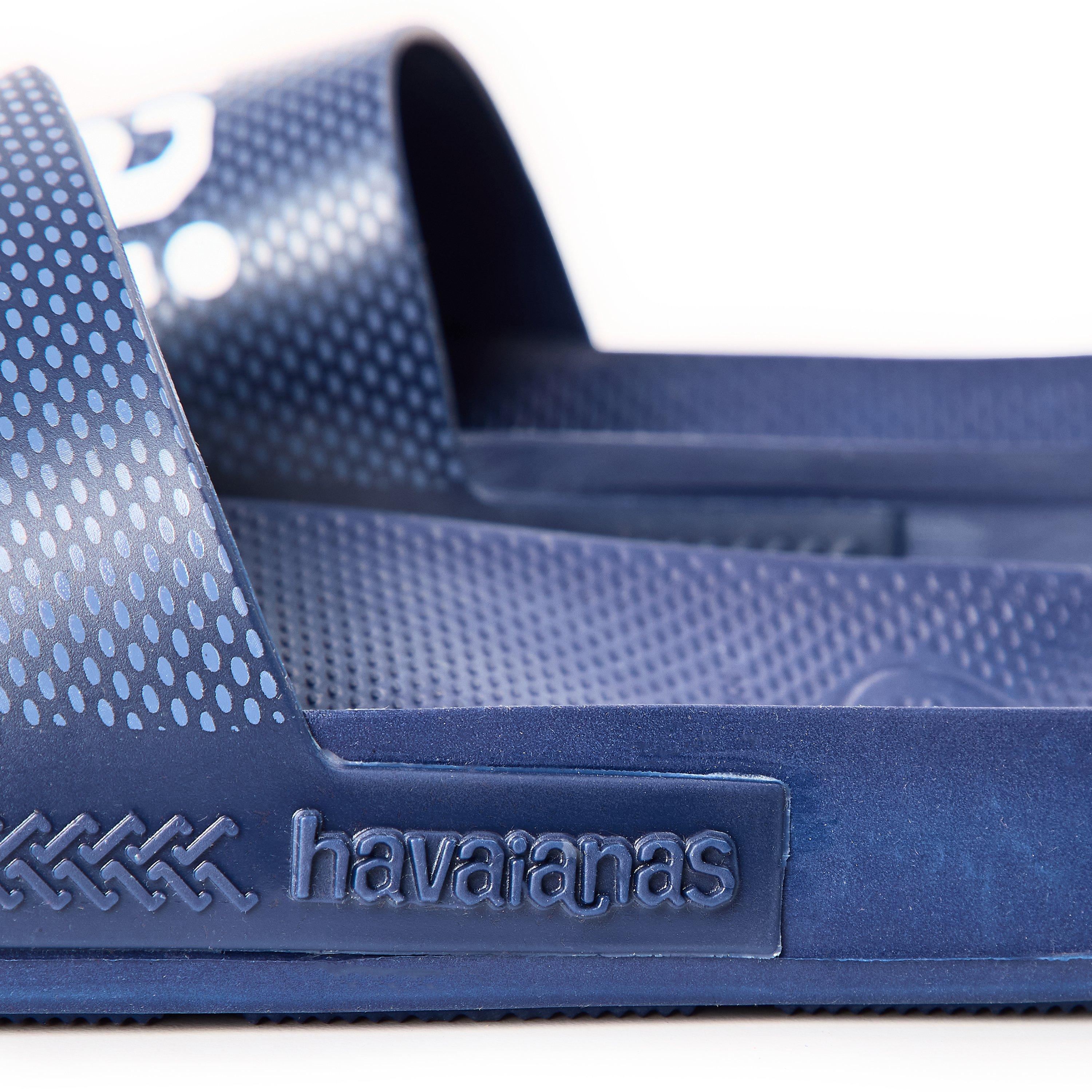 Azul Marinho - Havaianas - Havaianas Hav. Slide Classic Logomania Navy B Flip Flops Unisex Kids - 3
