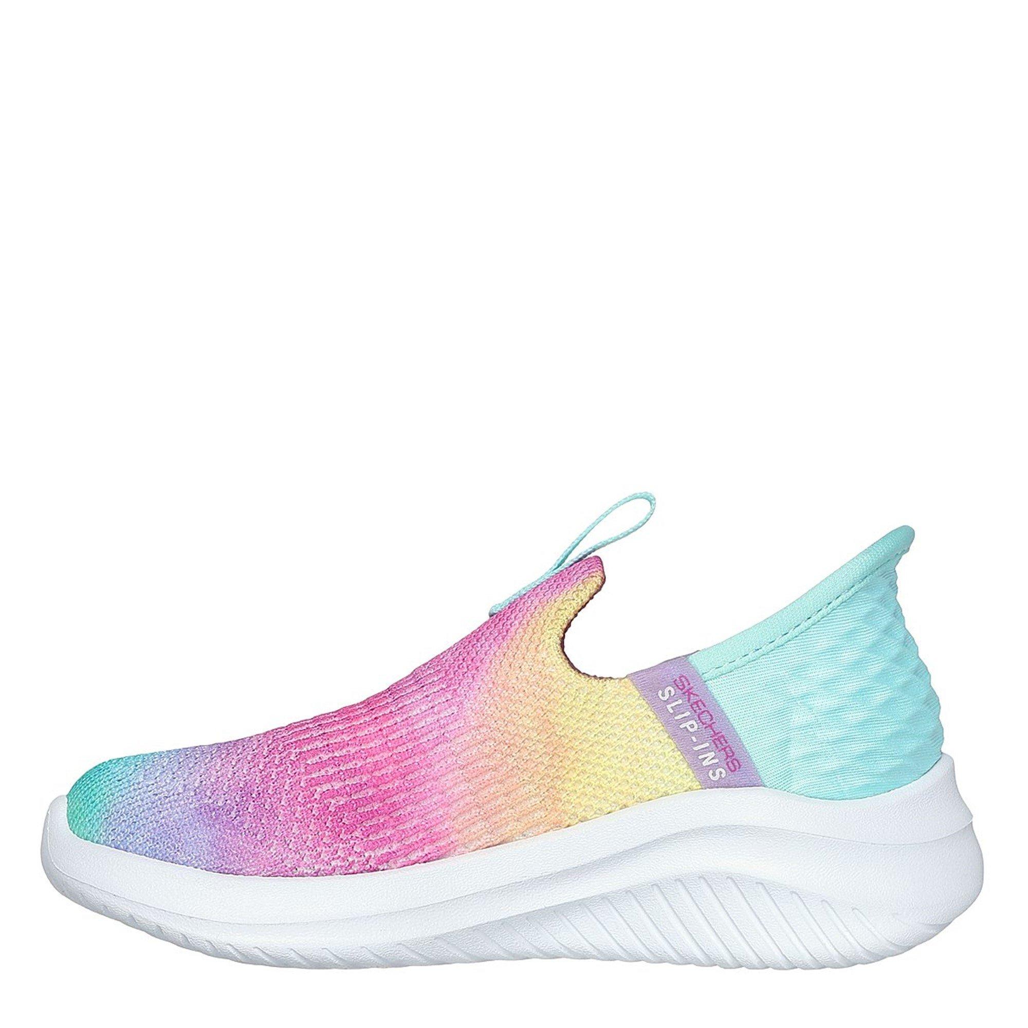 ple - Skechers - Kids' Multi Print Stretch Fit Slip On Trainers - 2