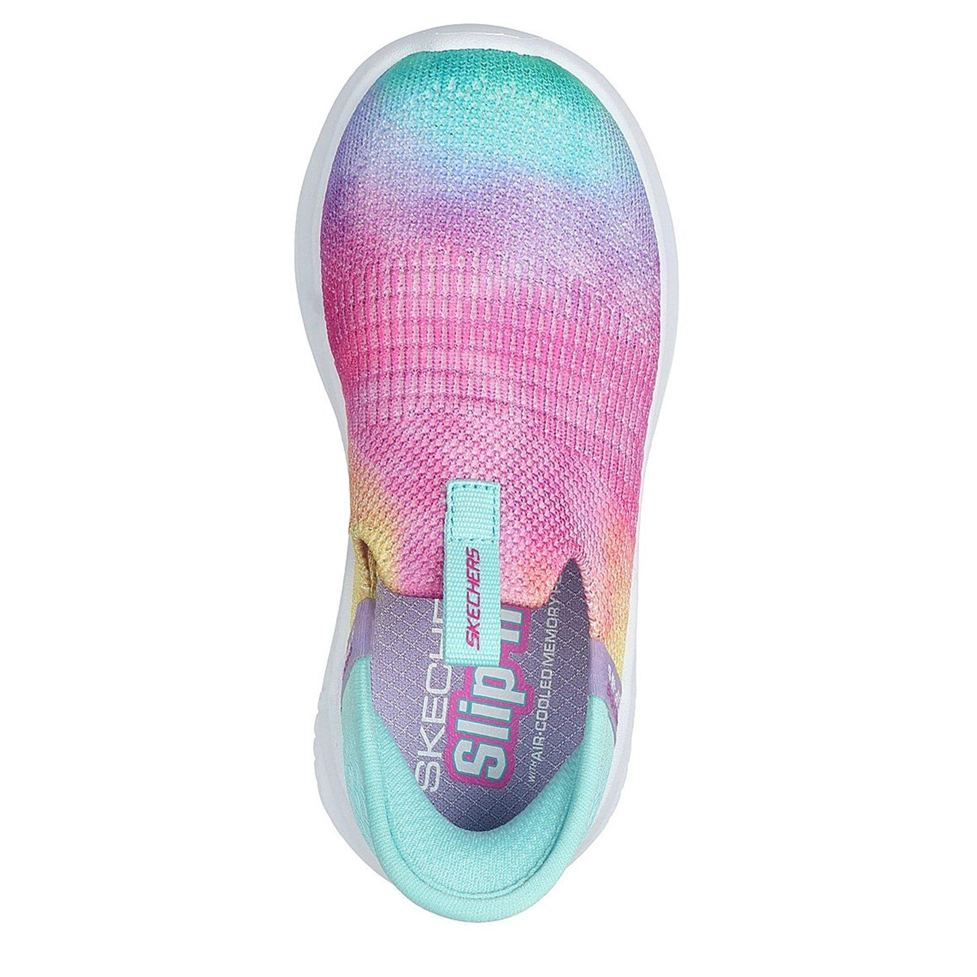 ple - Skechers - Kids' Multi Print Stretch Fit Slip On Trainers - 5