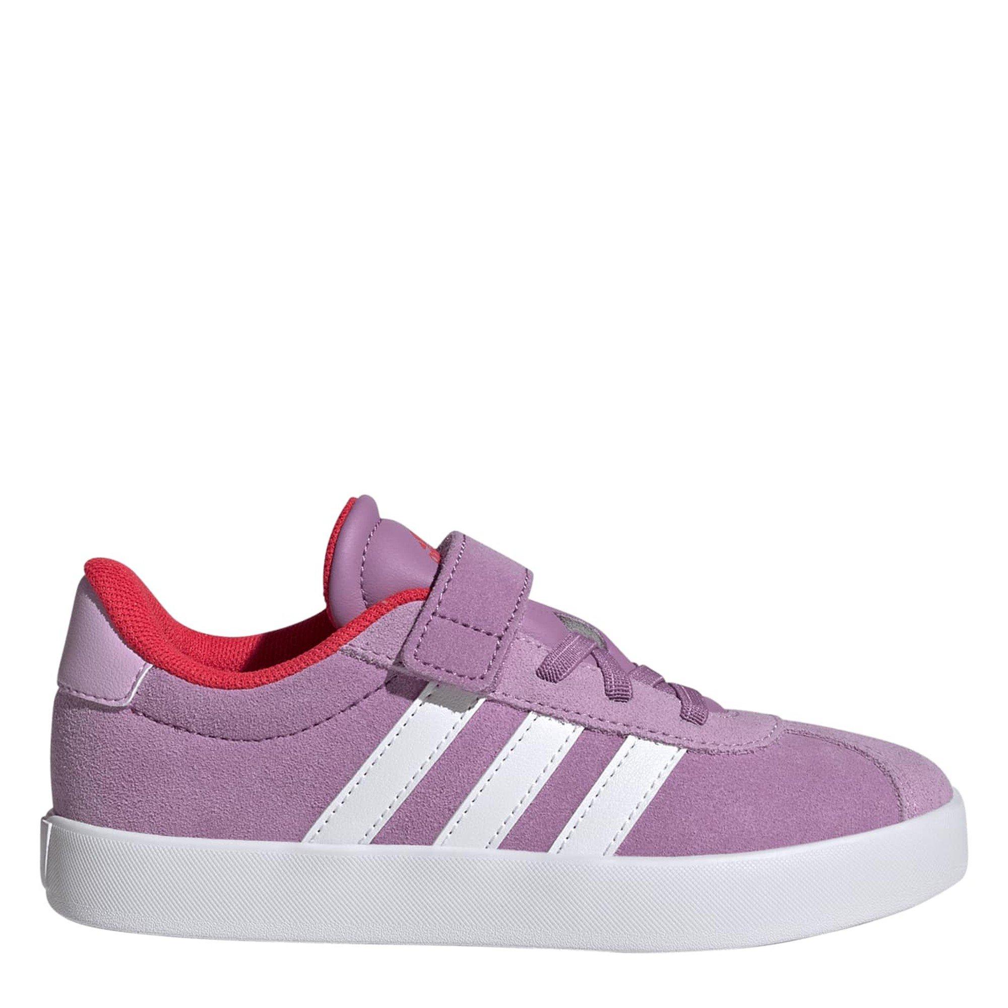 preloved purple - adidas - adidas VL Court 3.0 Kids Hook and Loop Shoe - 1