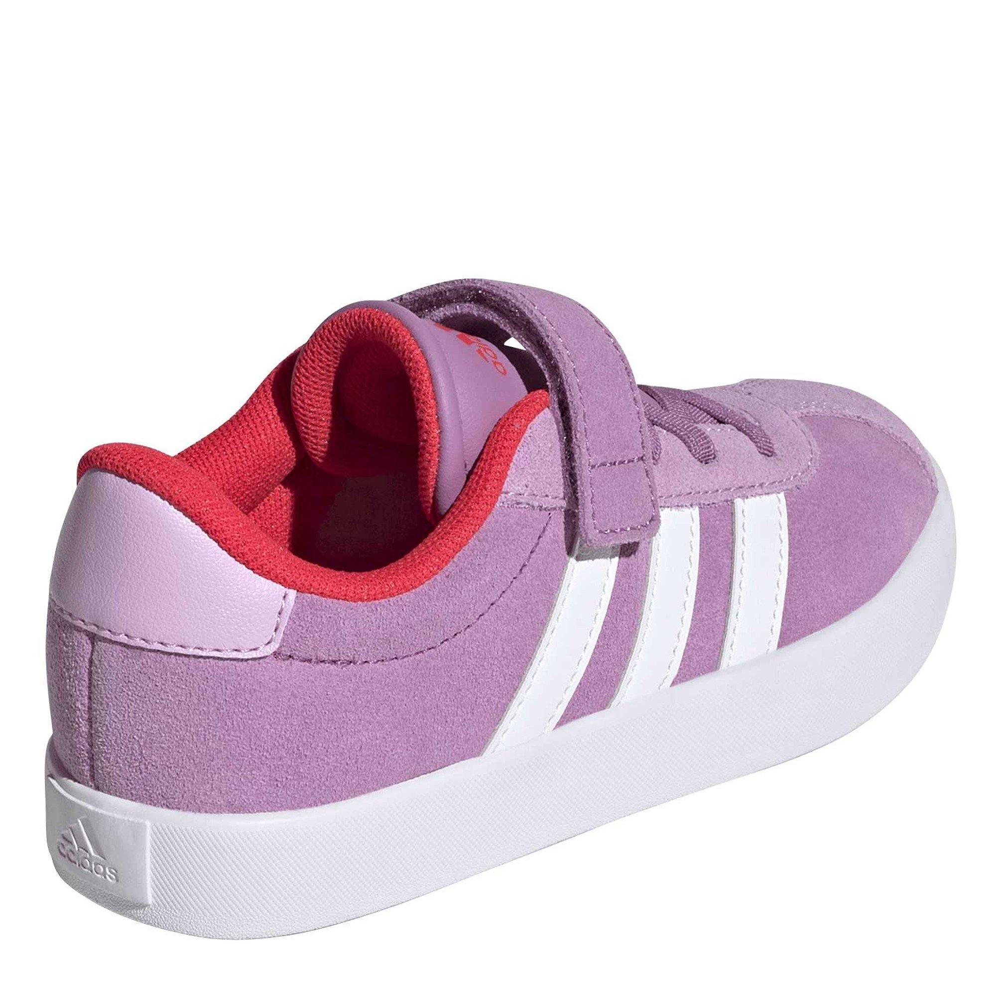 preloved purple - adidas - adidas VL Court 3.0 Kids Hook and Loop Shoe - 4