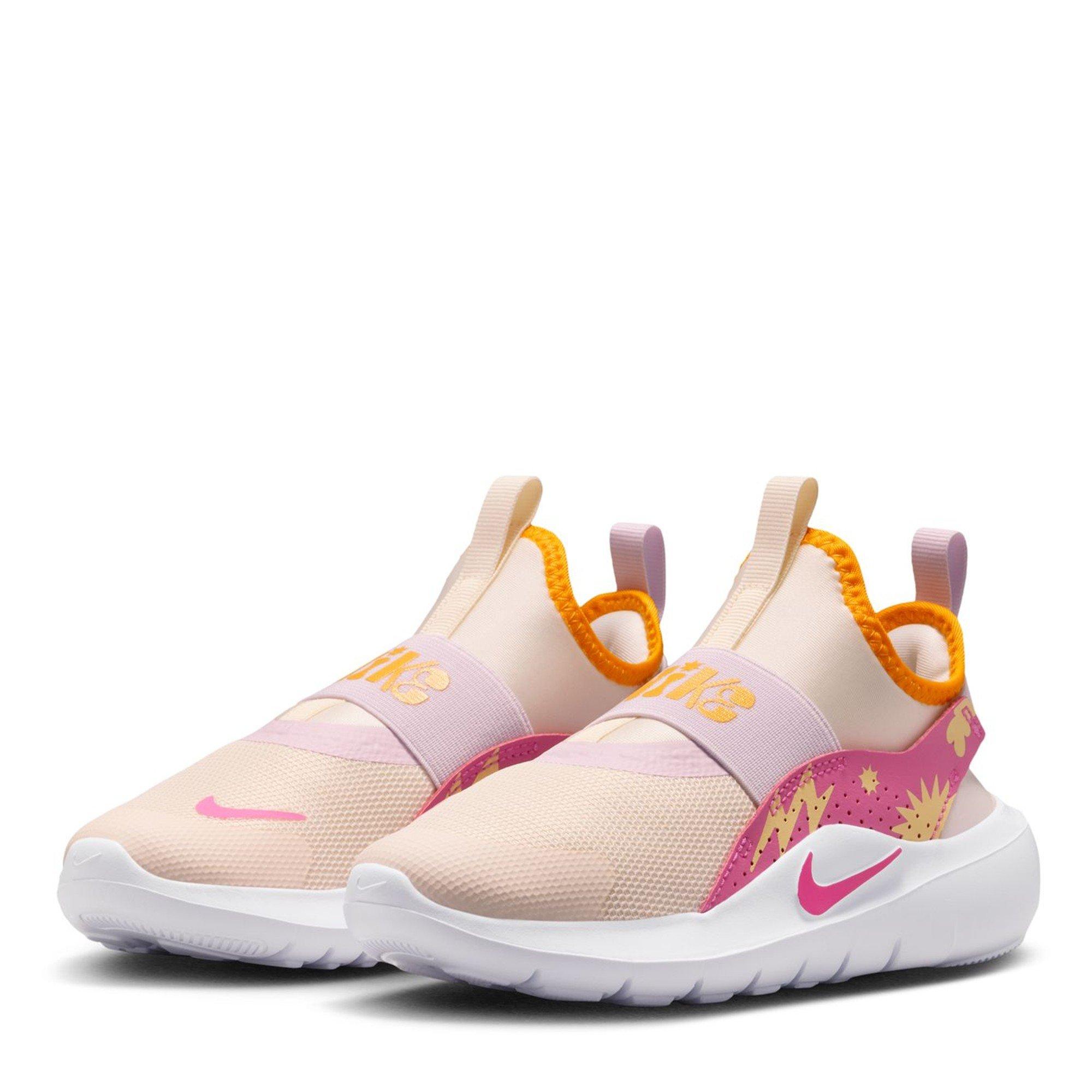 Chalk/Pink-Tint - Nike - Kids' Flex Trainers - 3