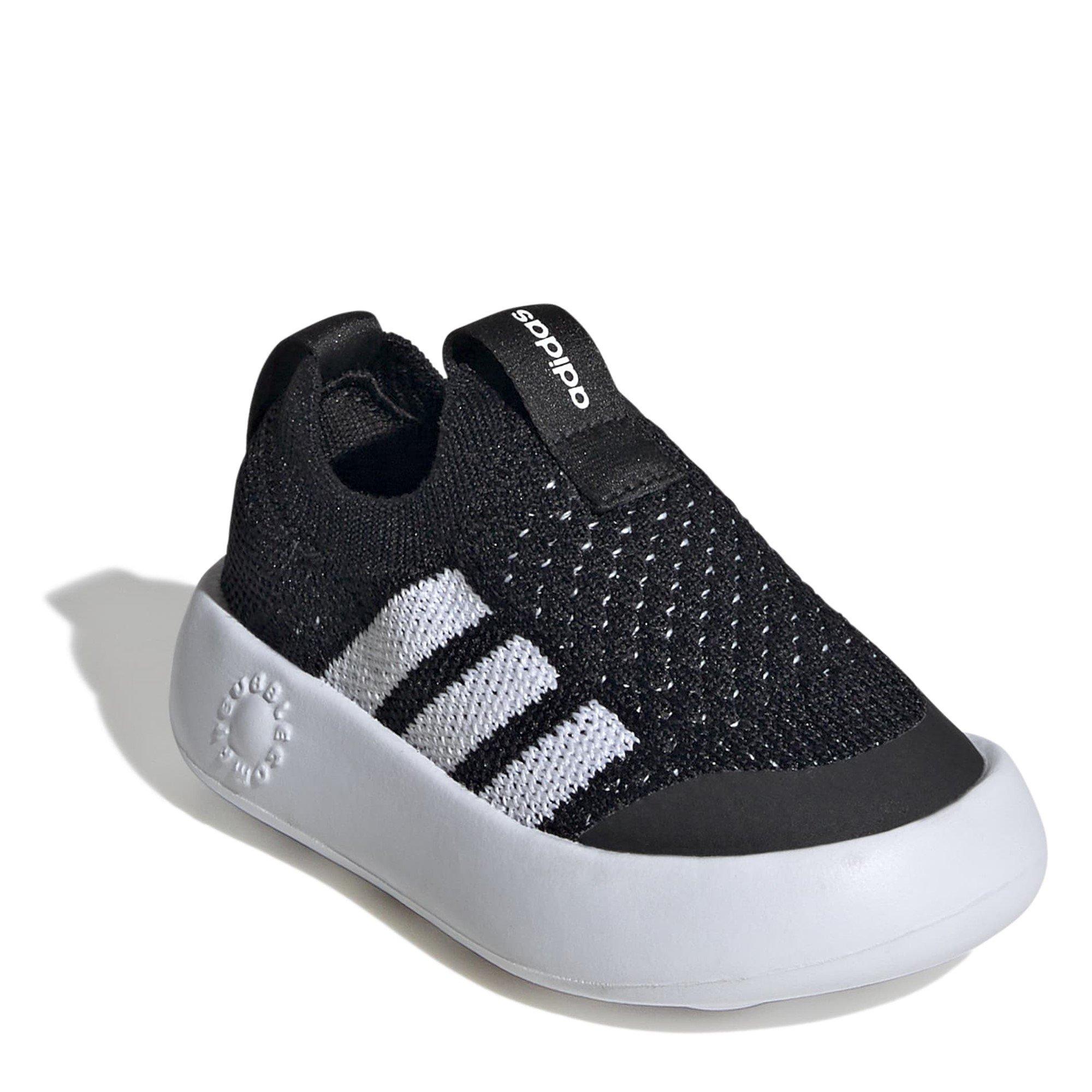 CBlack/Wht/CBlk - adidas - adidas Bubble Comfy Trainers Infants - 3
