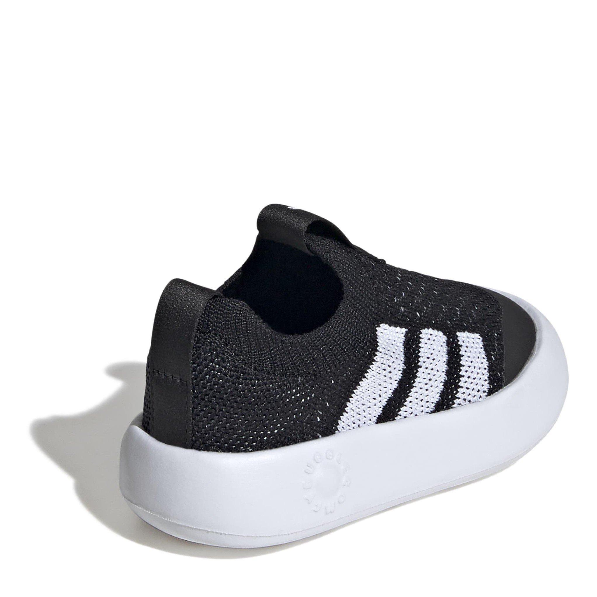 CBlack/Wht/CBlk - adidas - adidas Bubble Comfy Trainers Infants - 4