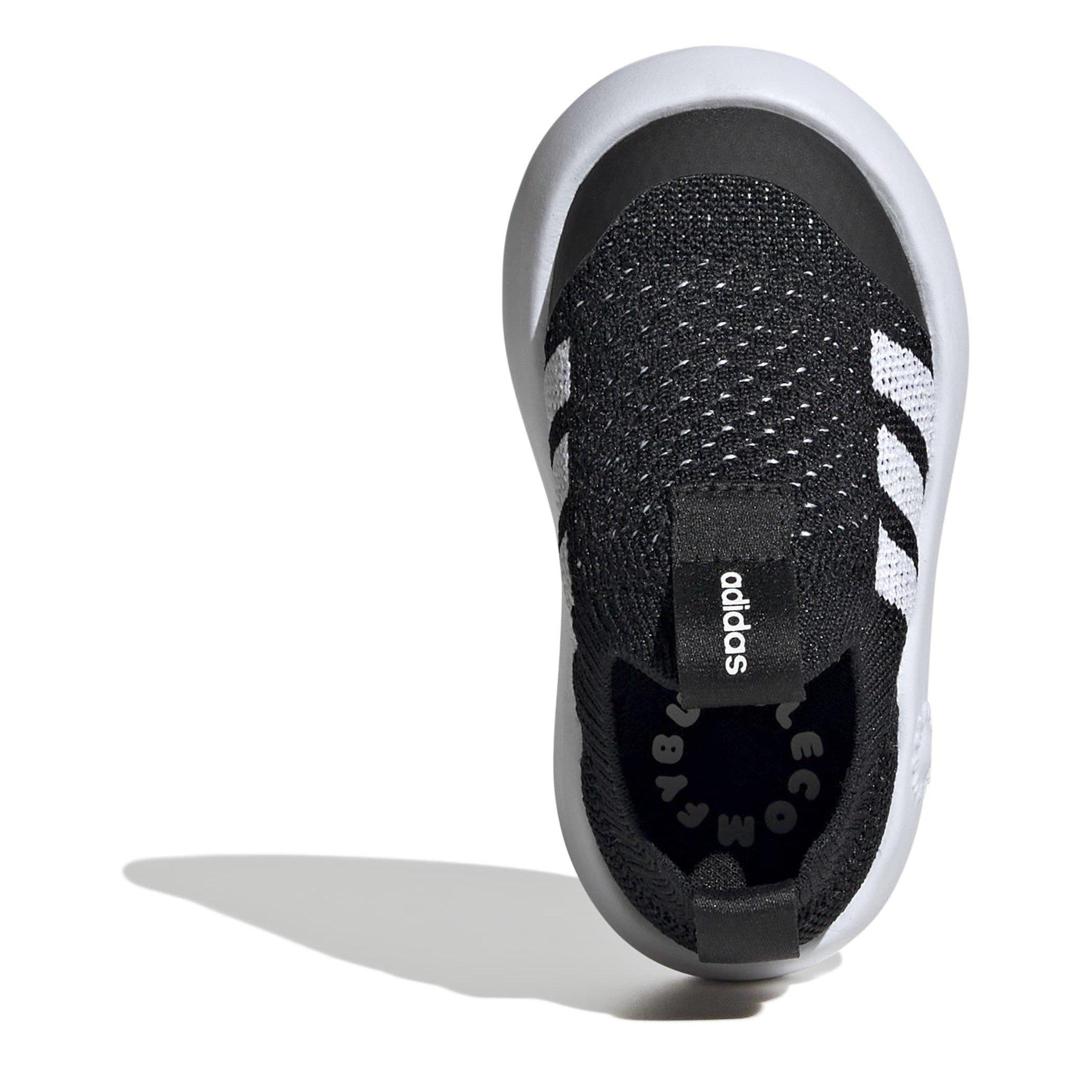 CBlack/Wht/CBlk - adidas - adidas Bubble Comfy Trainers Infants - 5
