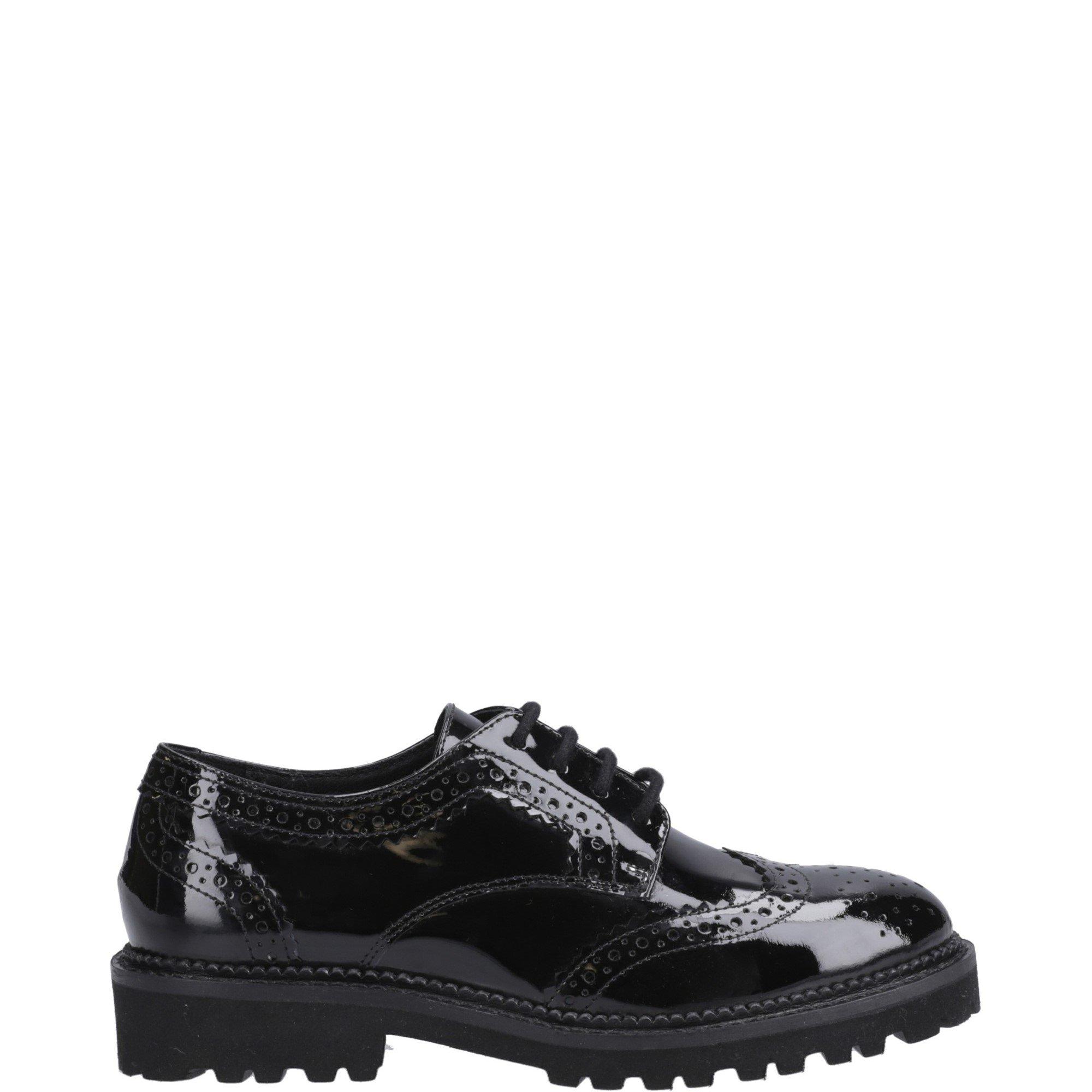 Hush Puppies Gabi Lace Up Patent Jnr