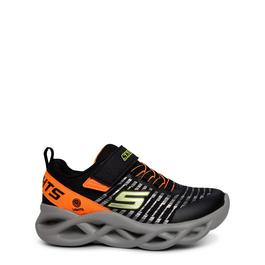 Skechers Skechers Gore & Strap Lighted Sneaker W 3d P Runners Boys