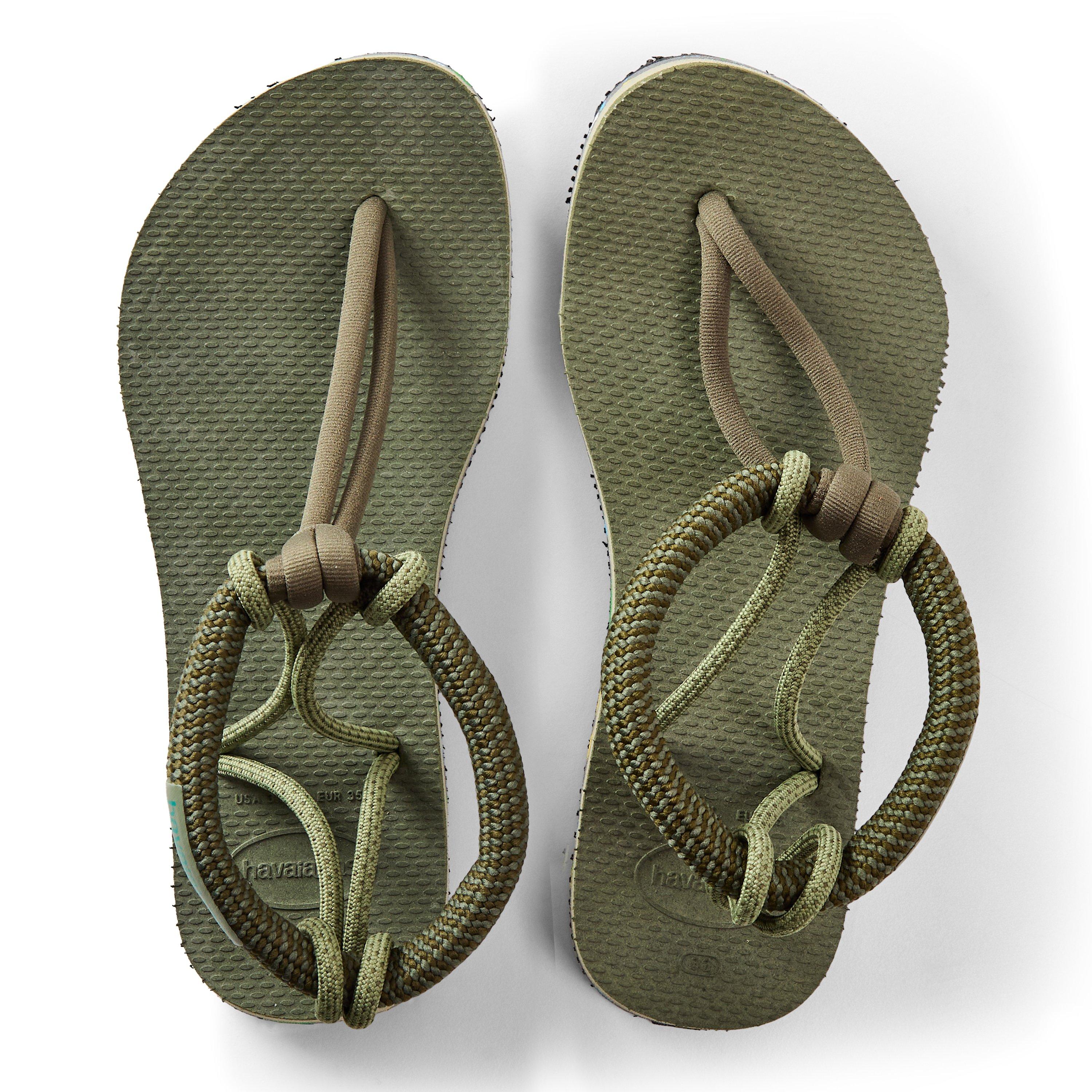 Green - Havaianas - Unisex Kids' Cosmo Madrid Green Flip Flops - 4