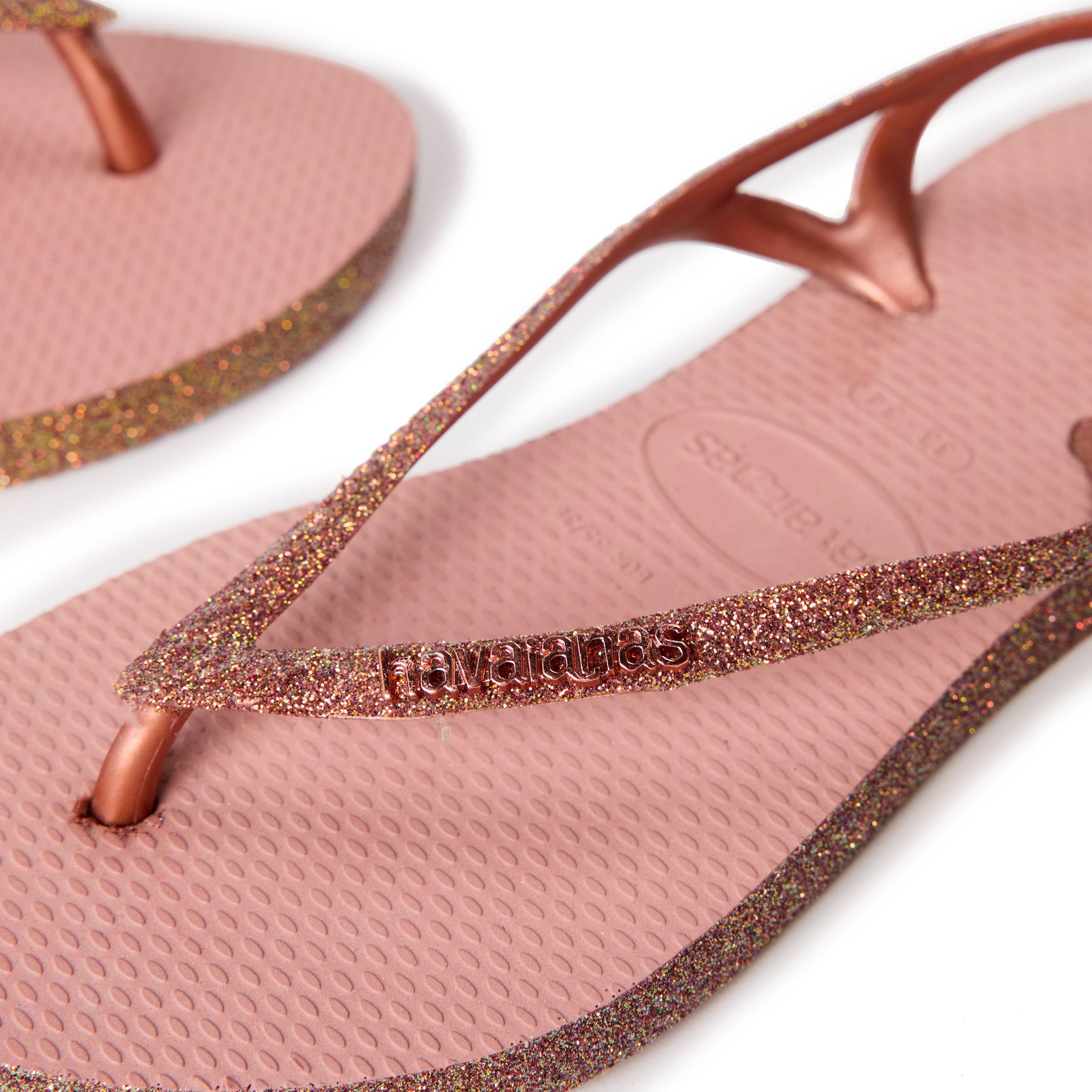 Krokus ruža - Havaianas - Hav. Sunny Sparkle Crocus Rose 33/3 Flip Flops Unisex Kids - 3