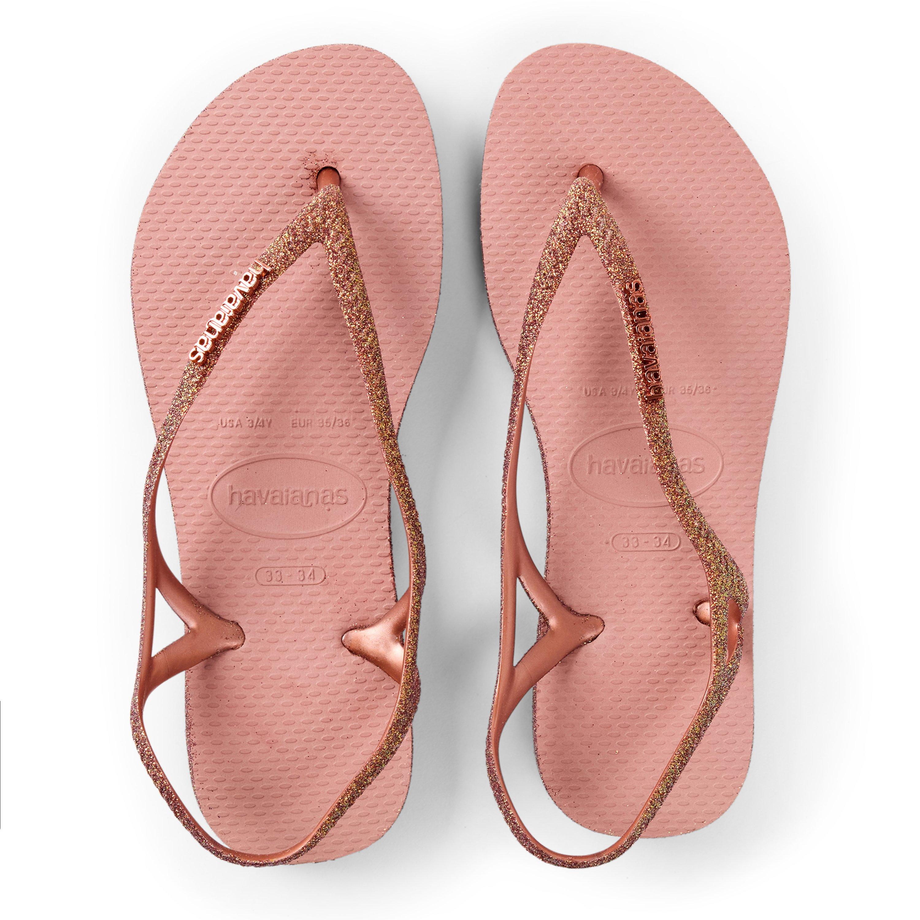 Krokus ruža - Havaianas - Hav. Sunny Sparkle Crocus Rose 33/3 Flip Flops Unisex Kids - 4