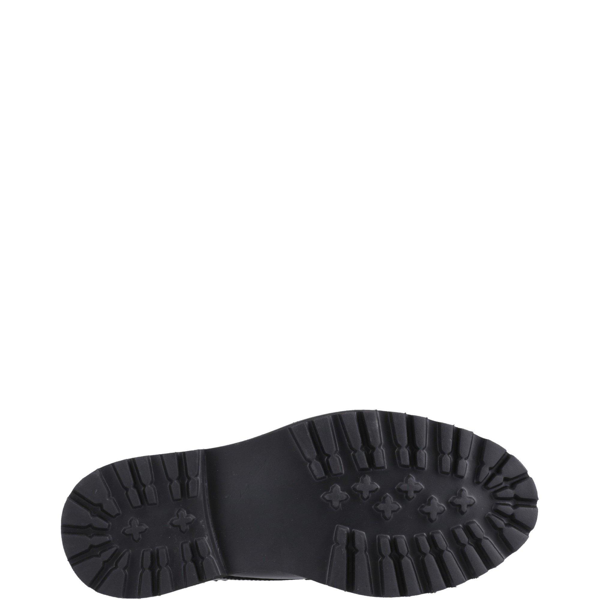 Black - Hush Puppies - Gabi Lace Up Patent Snr - 4