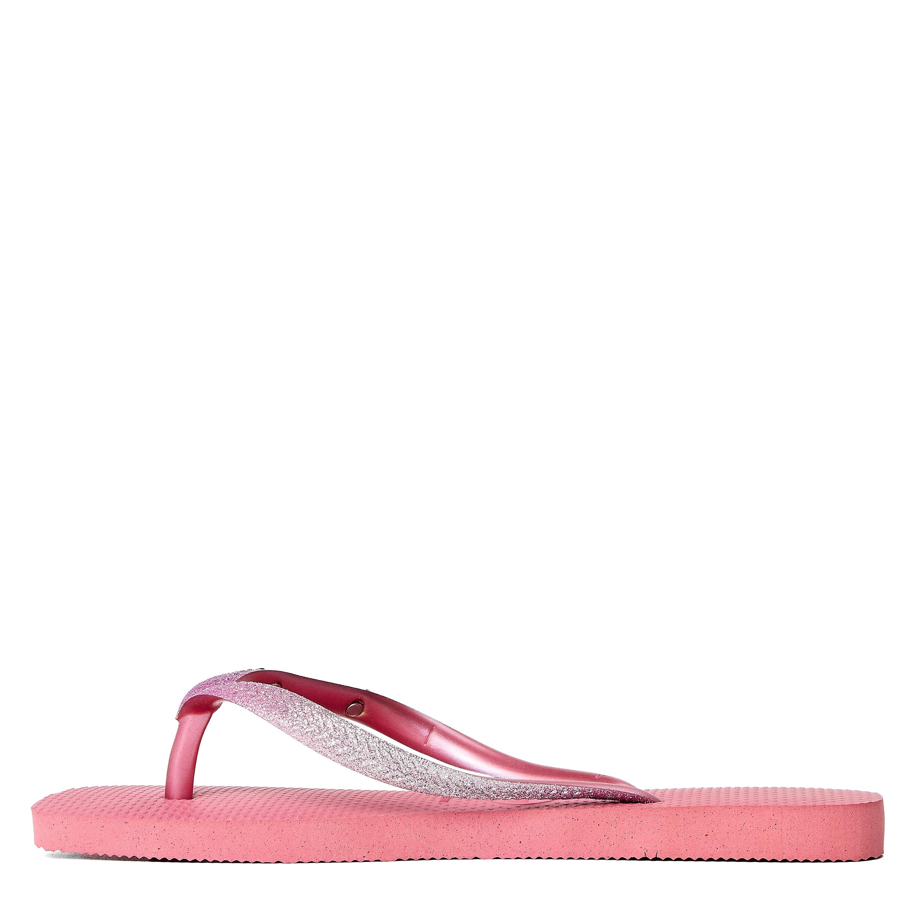 Velvet Rose - Havaianas - Hav. Square Glitter Velvet Rose 33/ Flip Flops Unisex Kids - 2