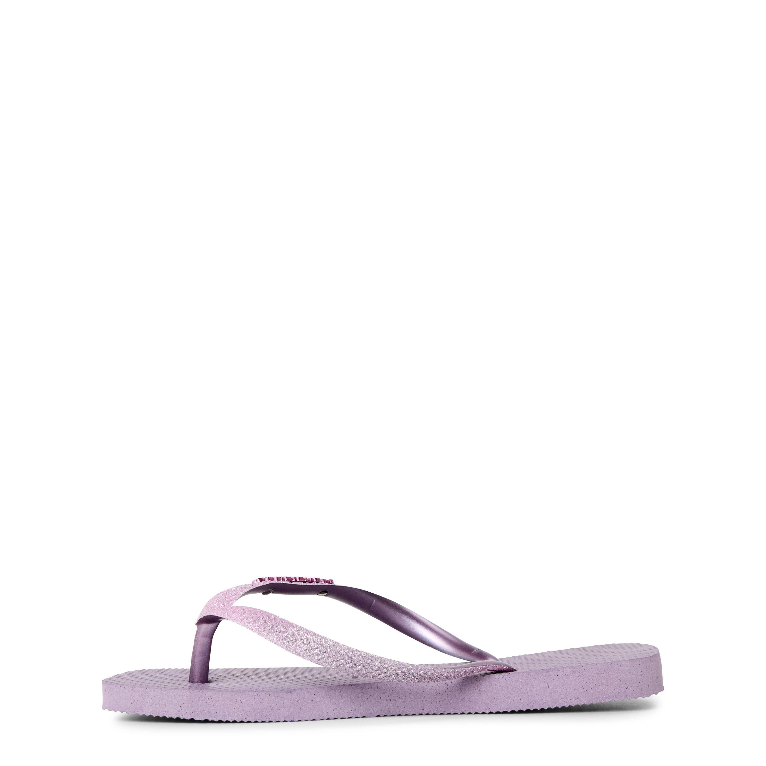 Malve - Havaianas - Hav. Square Glitter Malve 33/34 Flip Flops Unisex Kids - 2