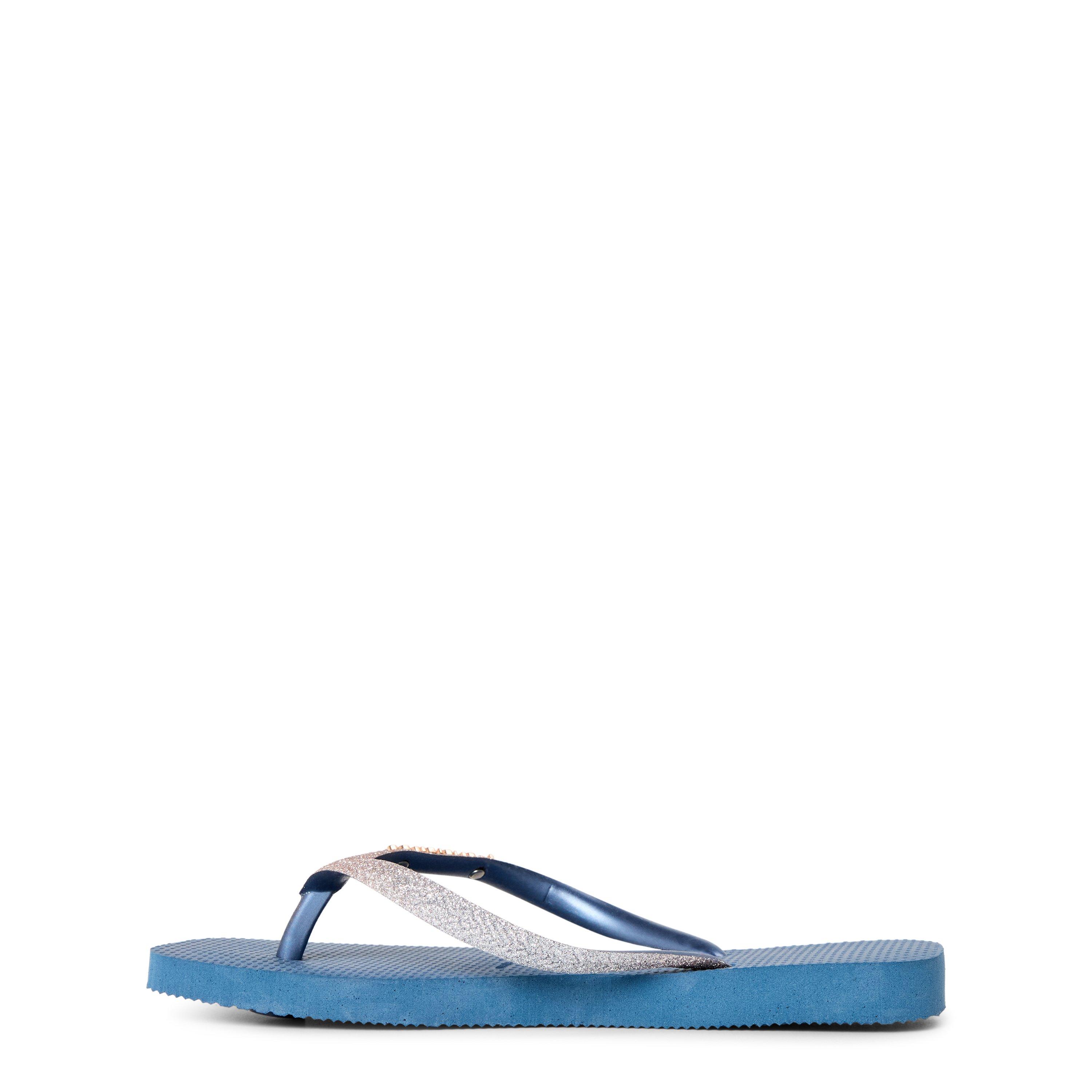 Bleu Indigo - Havaianas - Hav. Square Glitter Indigo Blue 33/ Flip Flops Unisex Kids - 2