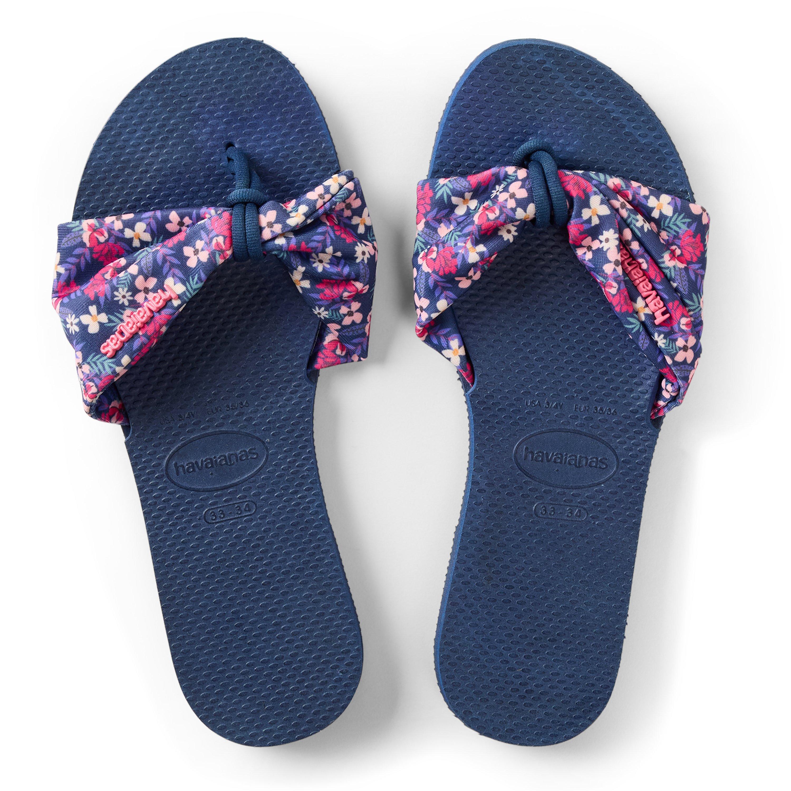 Bleu marine - Havaianas - Hav. You Saint Tropez Print Navy Bl Flip Flops Unisex Kids - 4