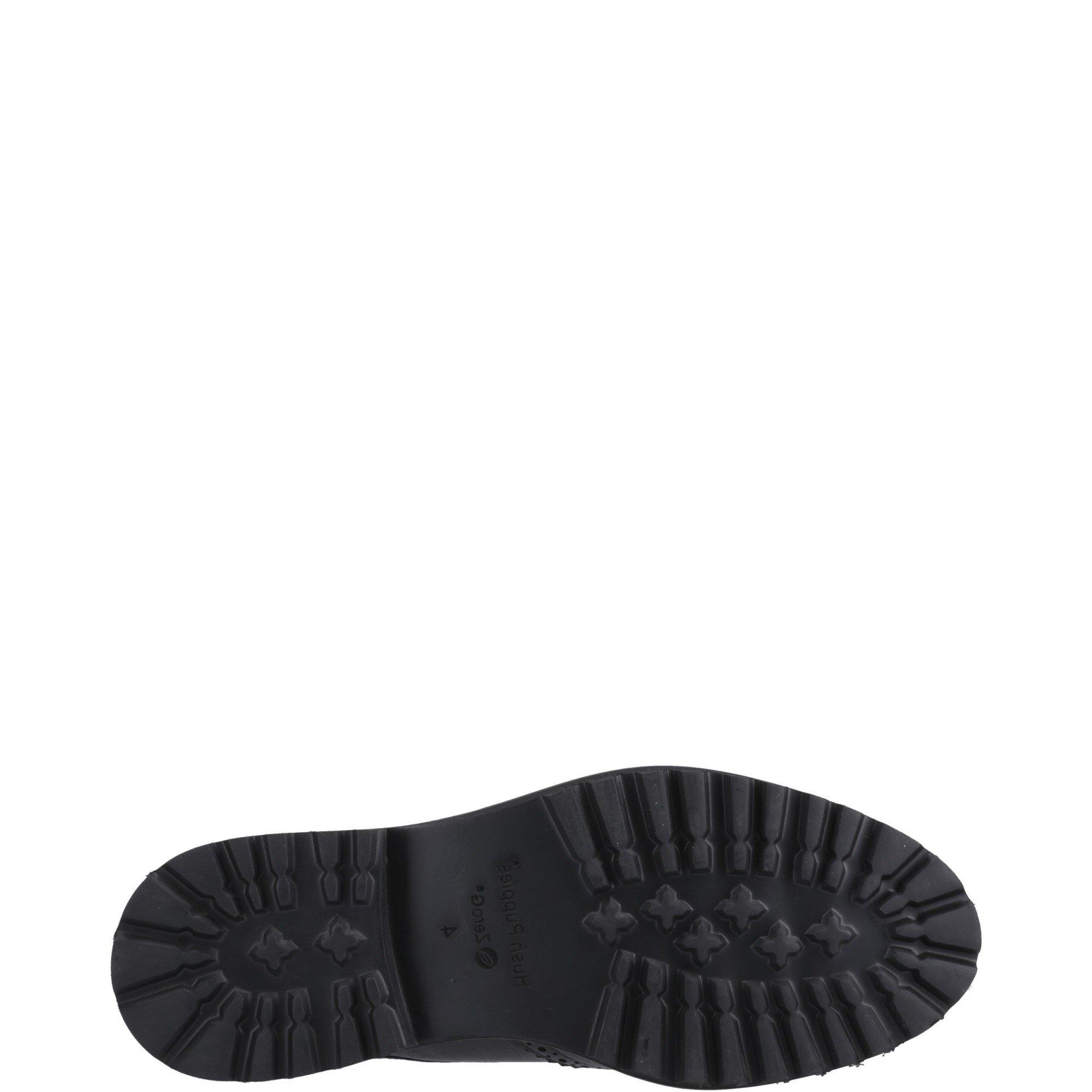 Black - Hush Puppies - Gabi Lace Up Snr - 4