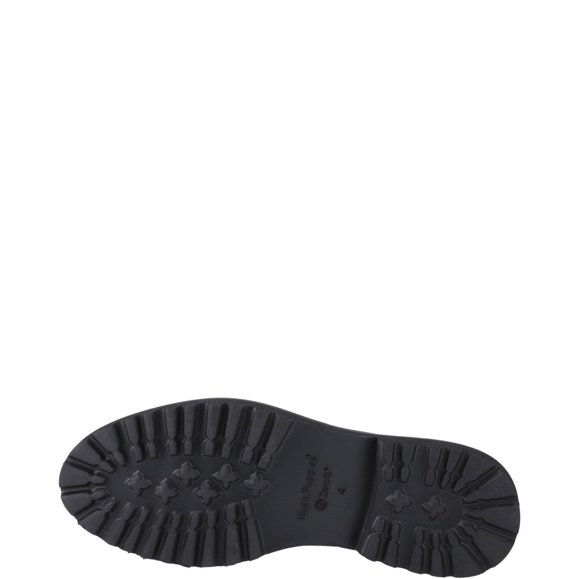 Black - Hush Puppies - Gabi Lace Up Snr2 - 4