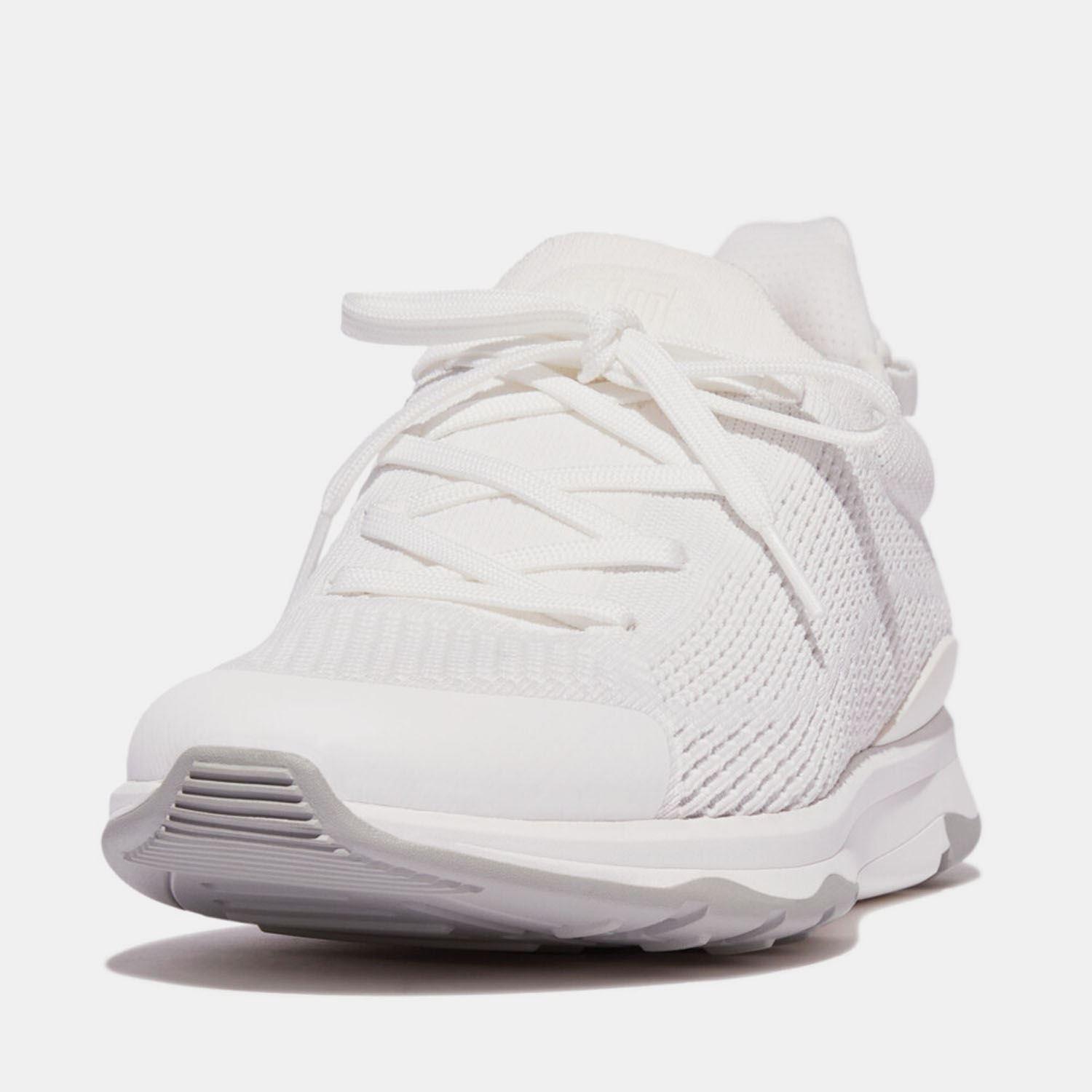 White Grey - Fitflop - Vitamin FFX Knit Sports Trainers - 2