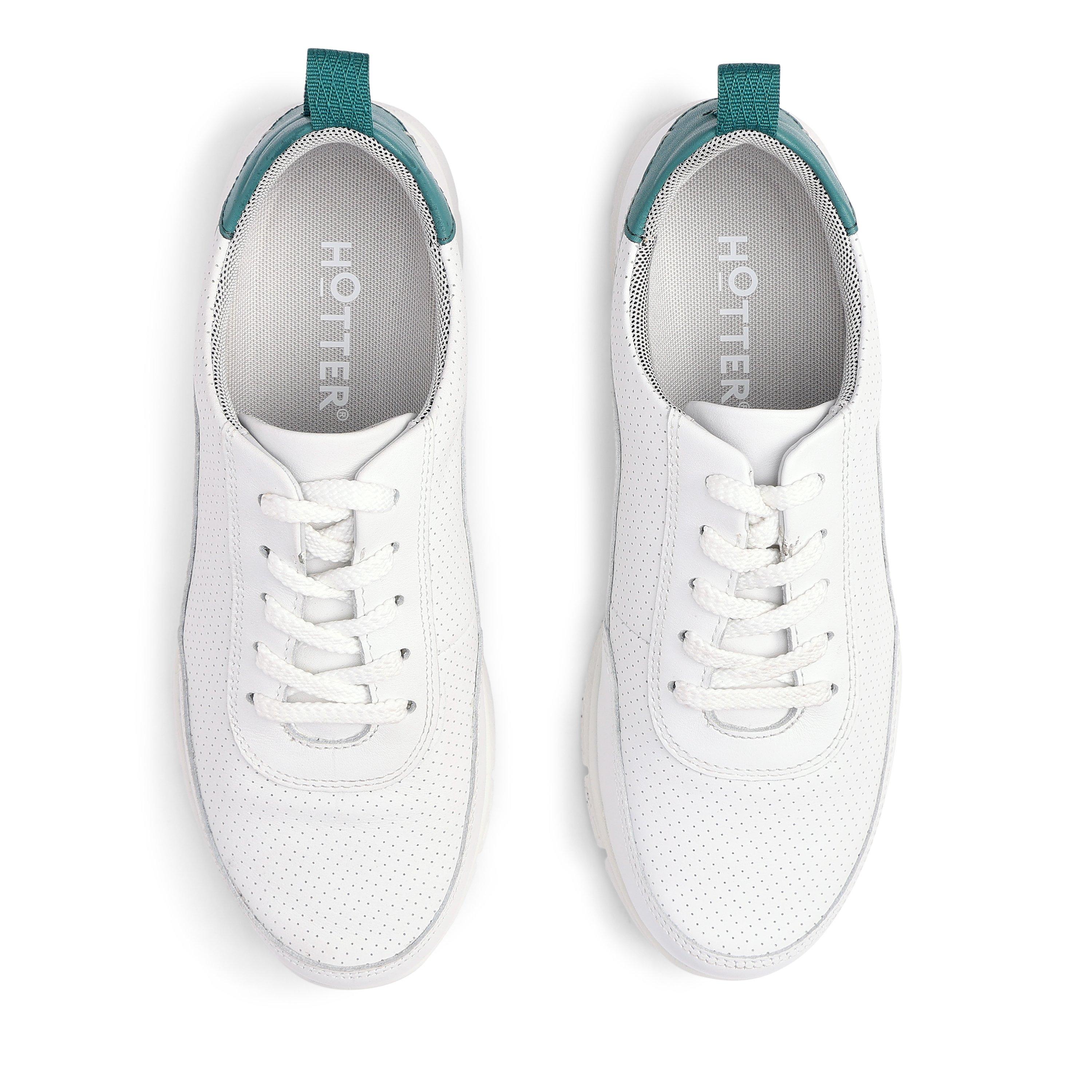 White-Teal Gree - Hotter - Gravity II Womens Trainers - 3